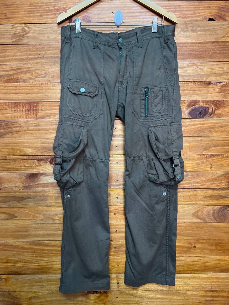 Image of Vintage Abx Parachute Cargo Pants in Khakis, Men's (Size 33)