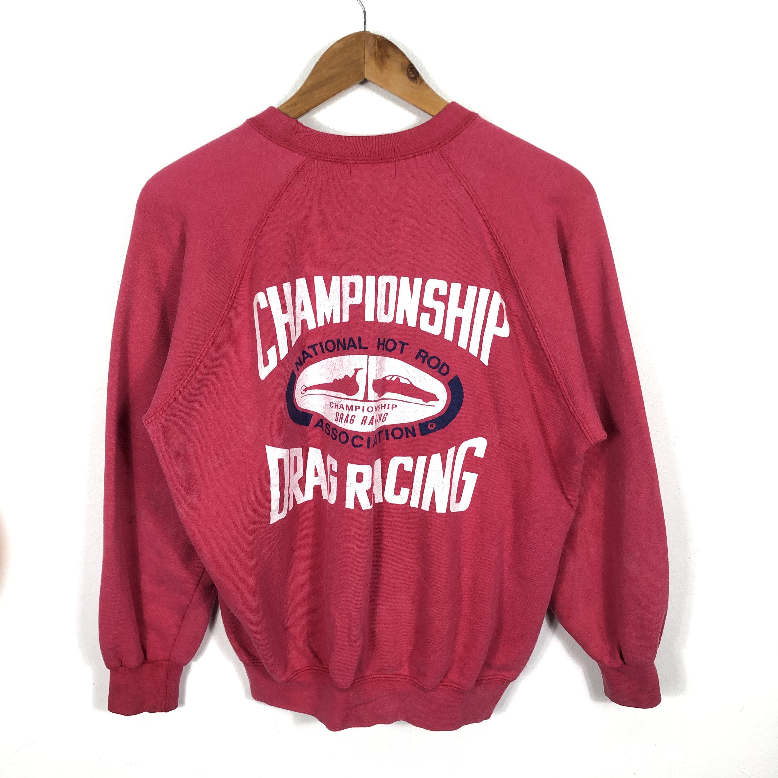Vintage Vintage 90s Championship Drag Racing Sweatshirt Size US M / EU 48-50 / 2 - 1 Thumbnail