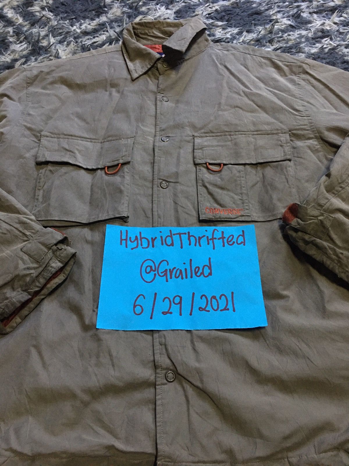 Converse VINTAGE CONVERSE DOUBLE POCKET JACKET Size US L / EU 52-54 / 3 - 14 Thumbnail