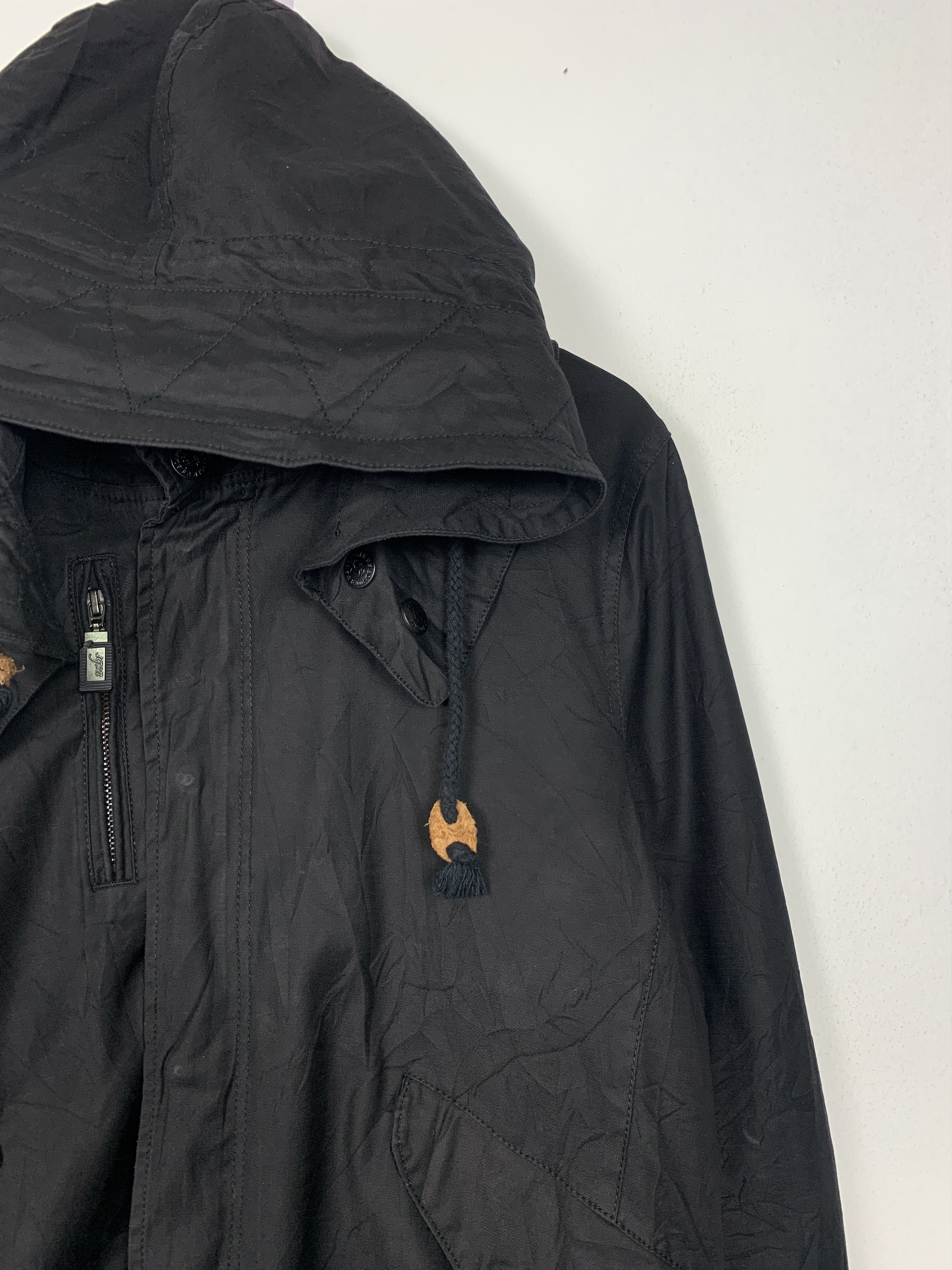 Vintage Vintage U.S Boarder Hoodie Zip Up Jacket Size US S / EU 44-46 / 1 - 3 Thumbnail