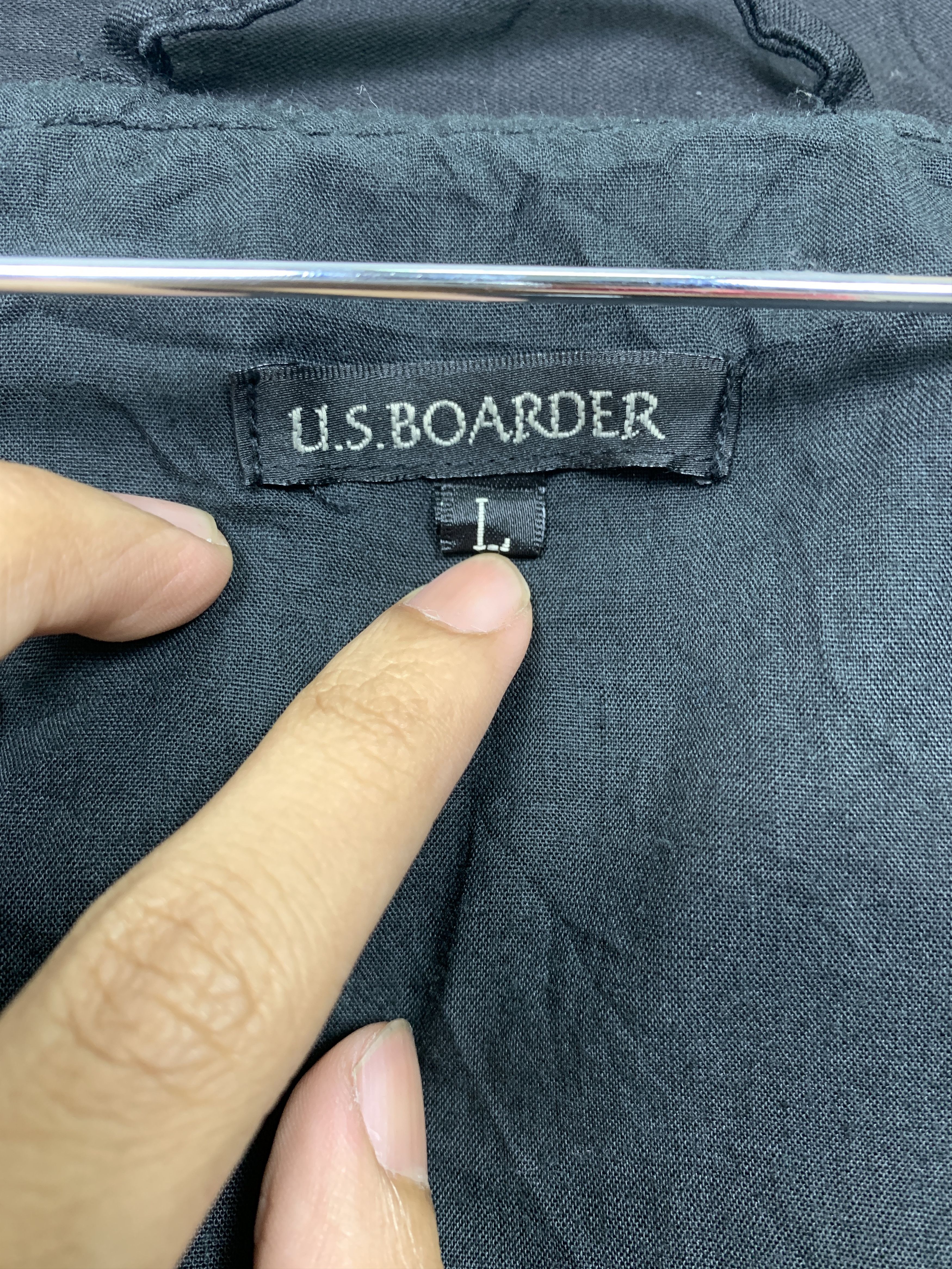 Vintage Vintage U.S Boarder Hoodie Zip Up Jacket Size US S / EU 44-46 / 1 - 10 Thumbnail