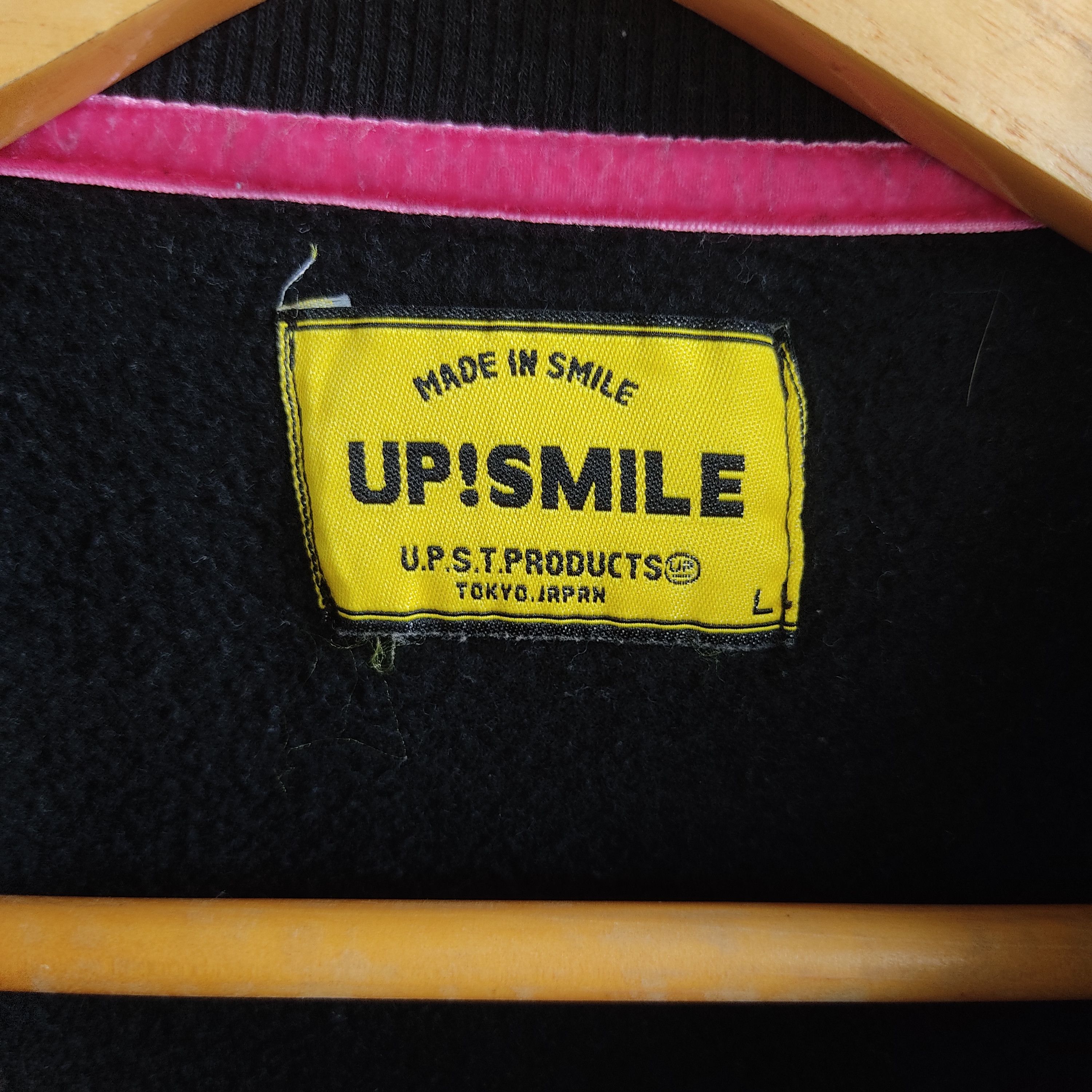 Japanese Brand × Vintage Vintage Up Smile Sweatshirt Size US L / EU 52-54 / 3 - 4 Thumbnail