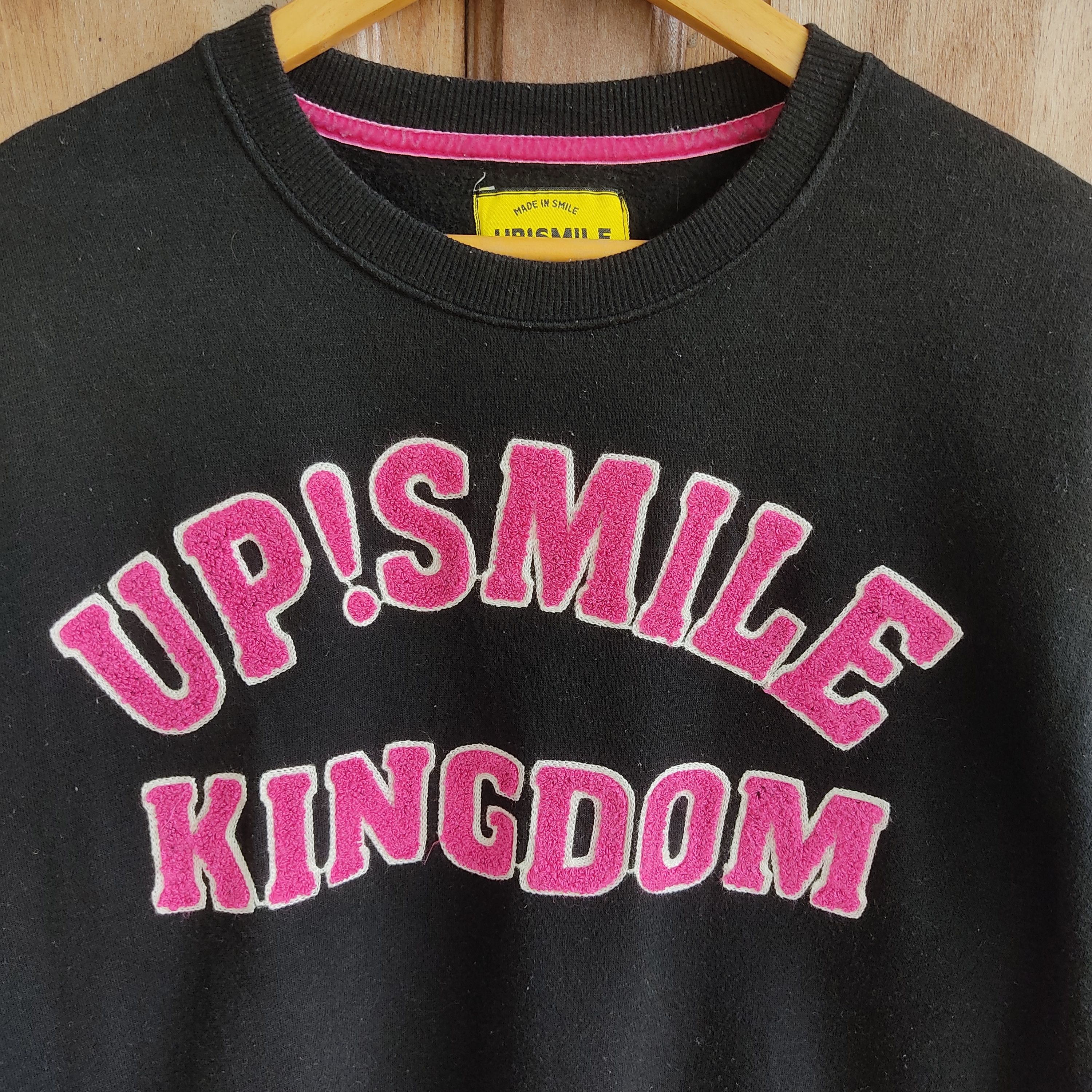 Japanese Brand × Vintage Vintage Up Smile Sweatshirt Size US L / EU 52-54 / 3 - 3 Thumbnail