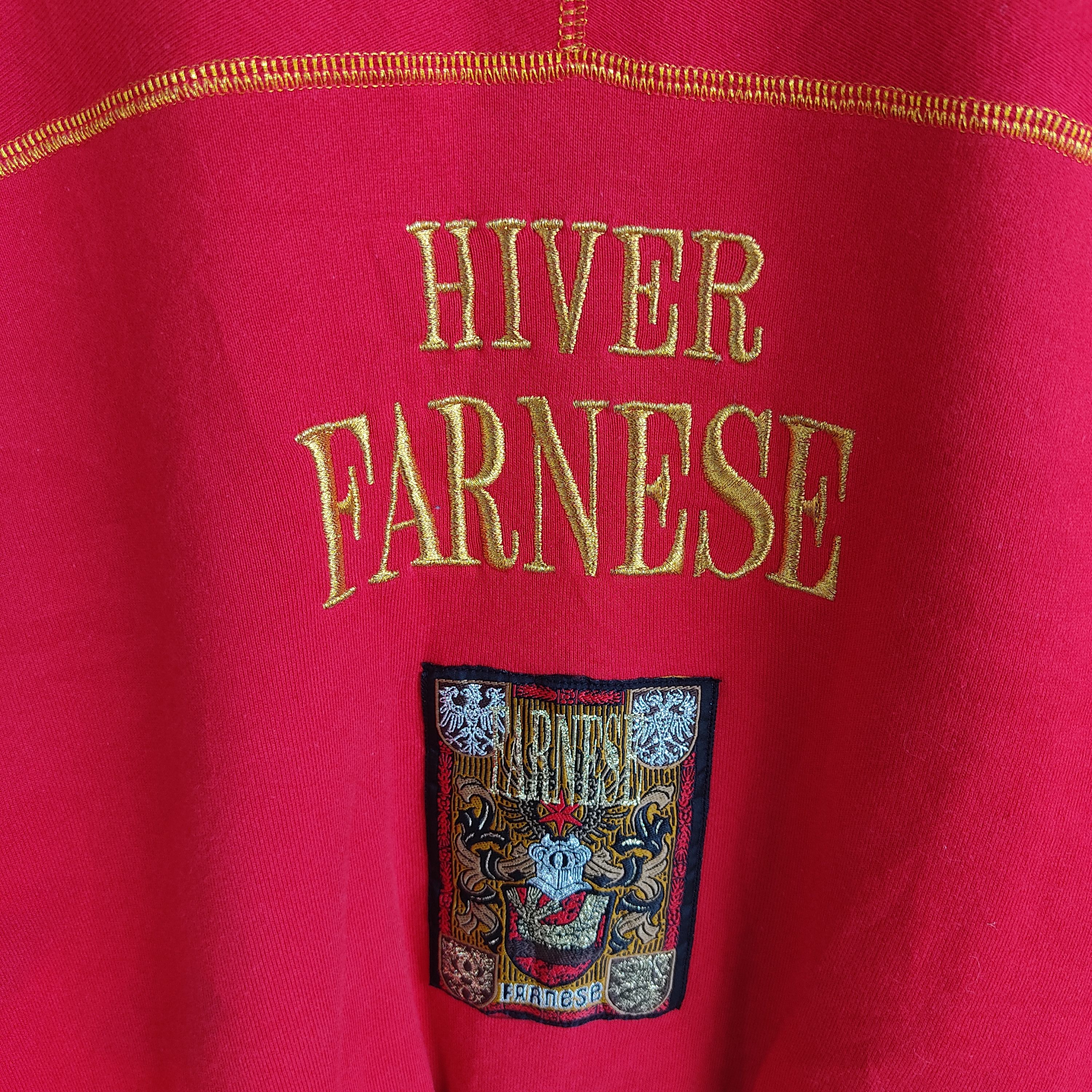 Japanese Brand × Vintage Vintage Farnese Red Sweatshirt Size US L / EU 52-54 / 3 - 4 Thumbnail