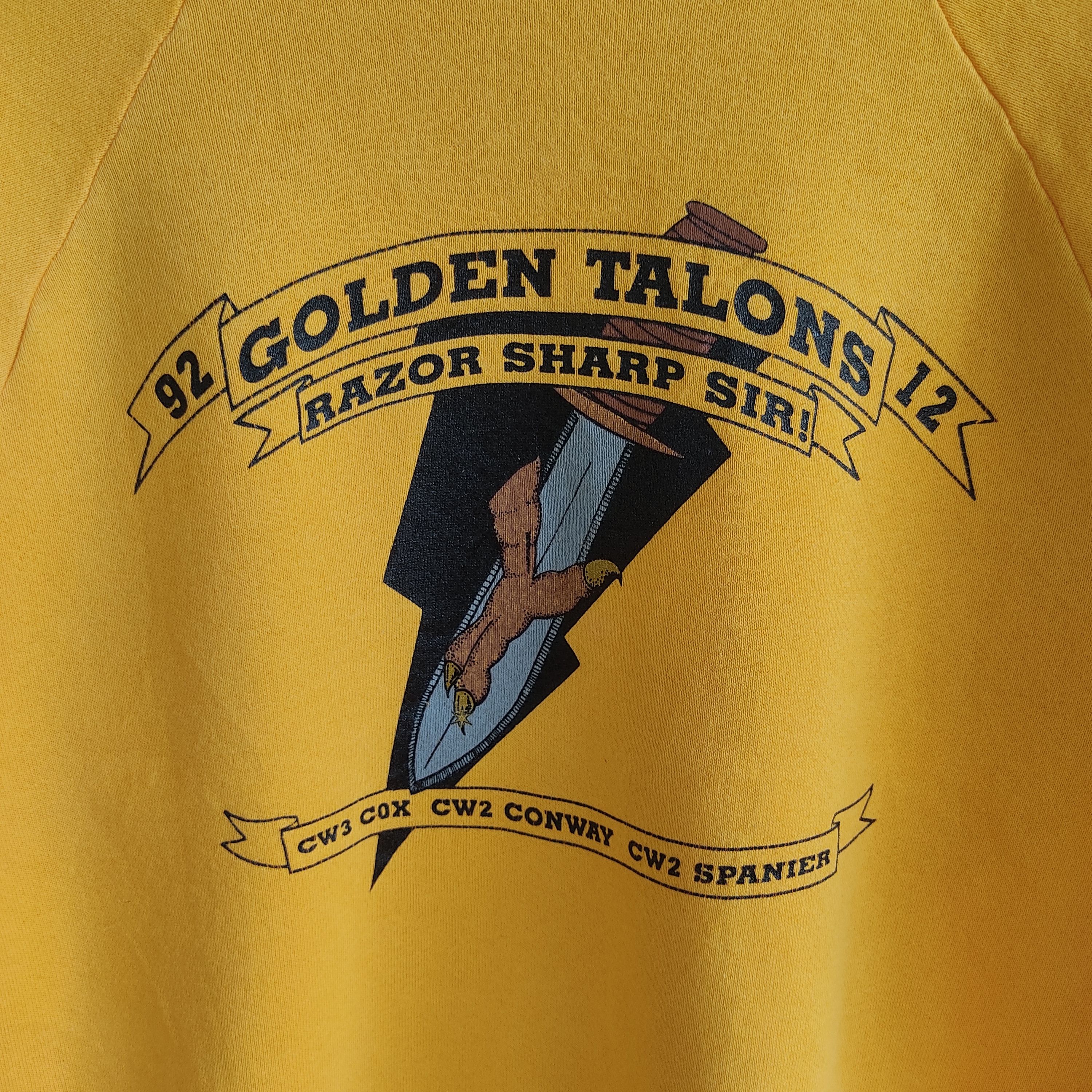 Vintage Vintage 90s Golden Talons Sweatshirt Size US M / EU 48-50 / 2 - 3 Thumbnail