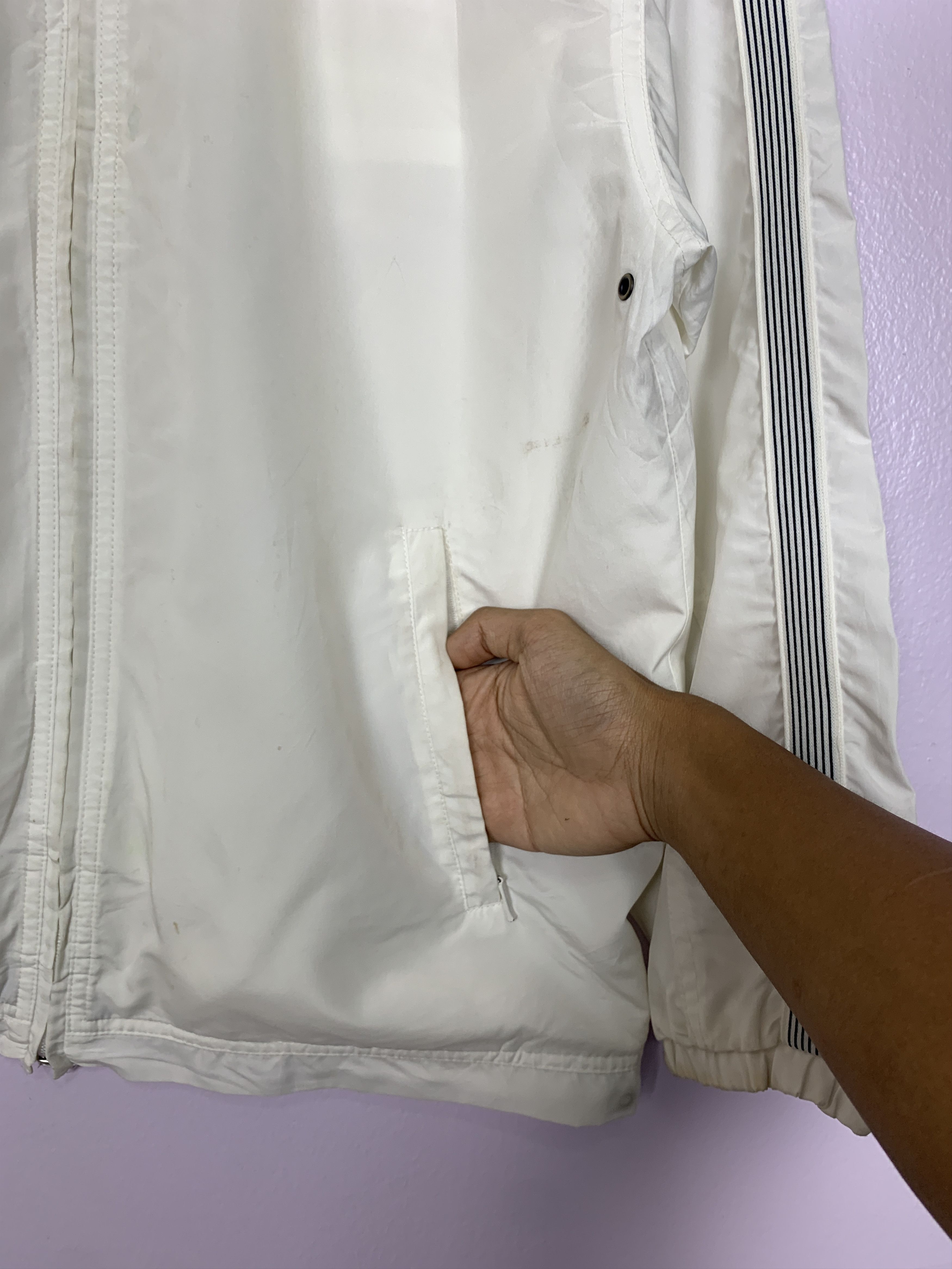 Dunlop Vintage DUNLOP White Windbreaker J0726 Size US S / EU 44-46 / 1 - 11 Thumbnail