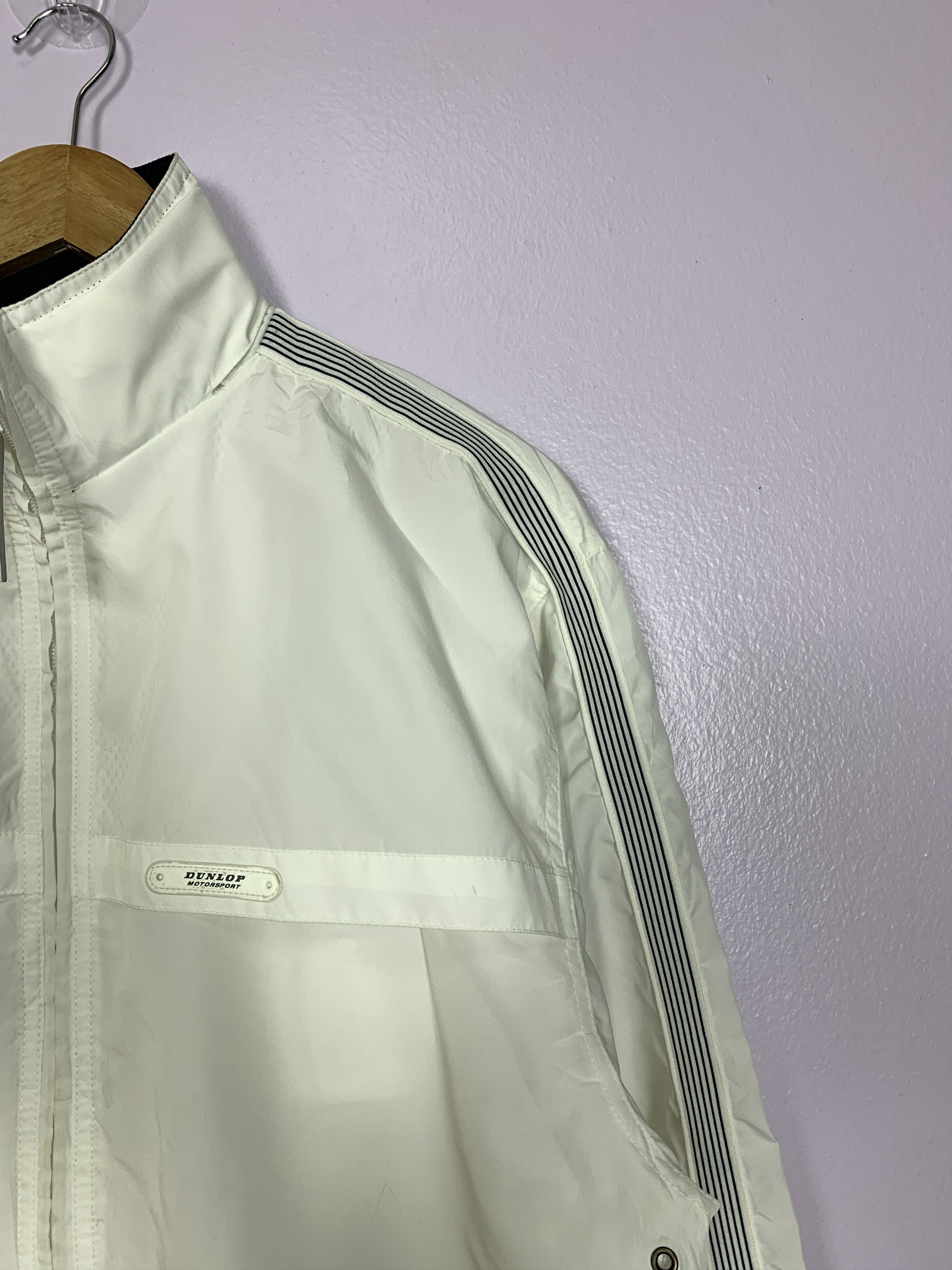 Dunlop Vintage DUNLOP White Windbreaker J0726 Size US S / EU 44-46 / 1 - 4 Thumbnail