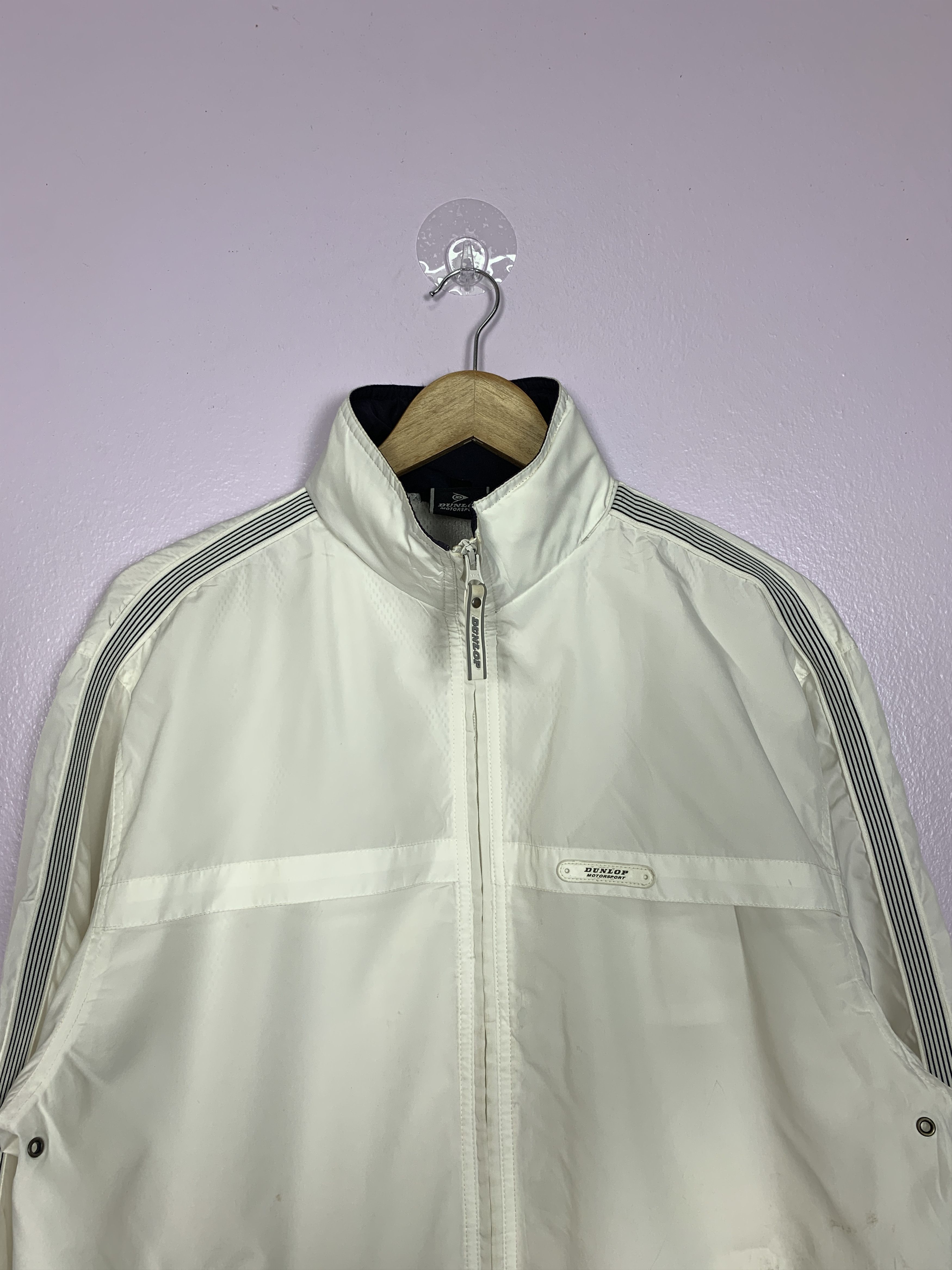 Dunlop Vintage DUNLOP White Windbreaker J0726 Size US S / EU 44-46 / 1 - 2 Thumbnail