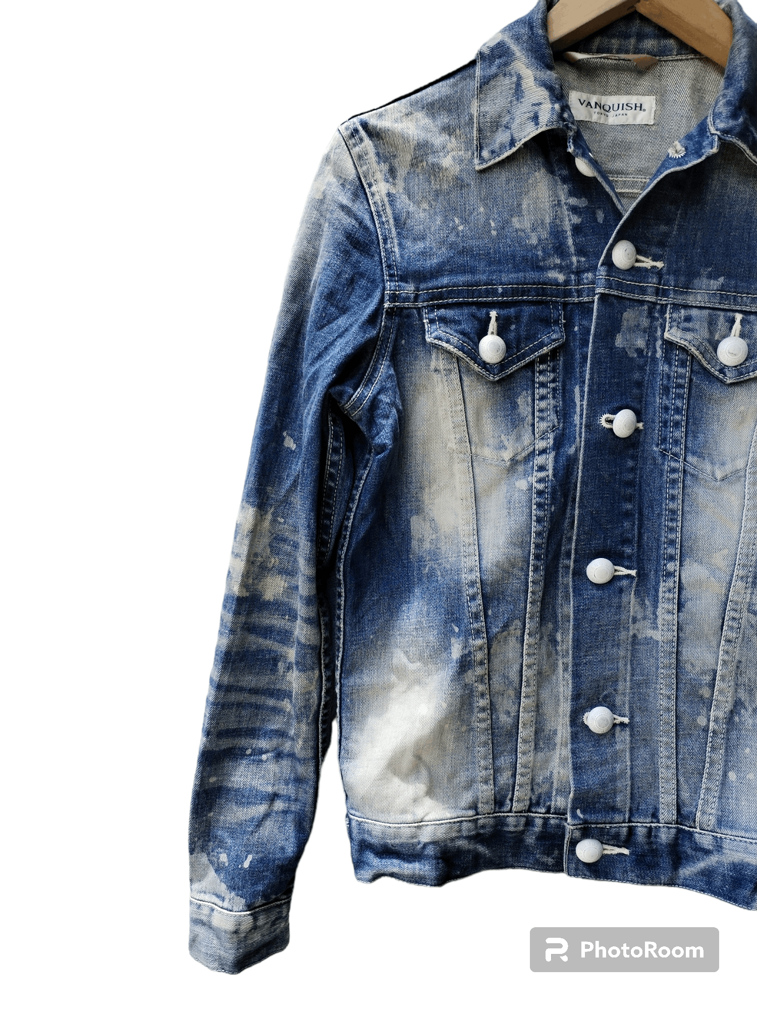 Japanese Brand × Vanquish Japanese Brand Vanquish Denim Jacket Size S / US 4 / IT 40 - 2 Thumbnail