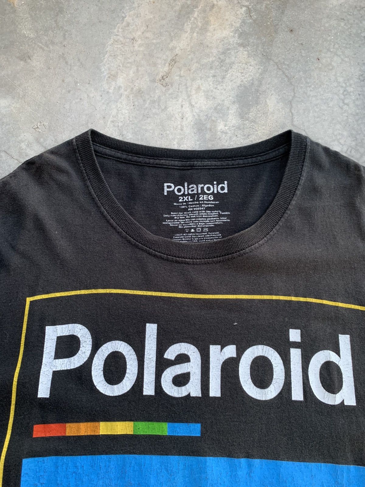 Polaroid Polaroid Sun Faded Oversized Tshirt Size US XXL / EU 58 / 5 - 4 Thumbnail