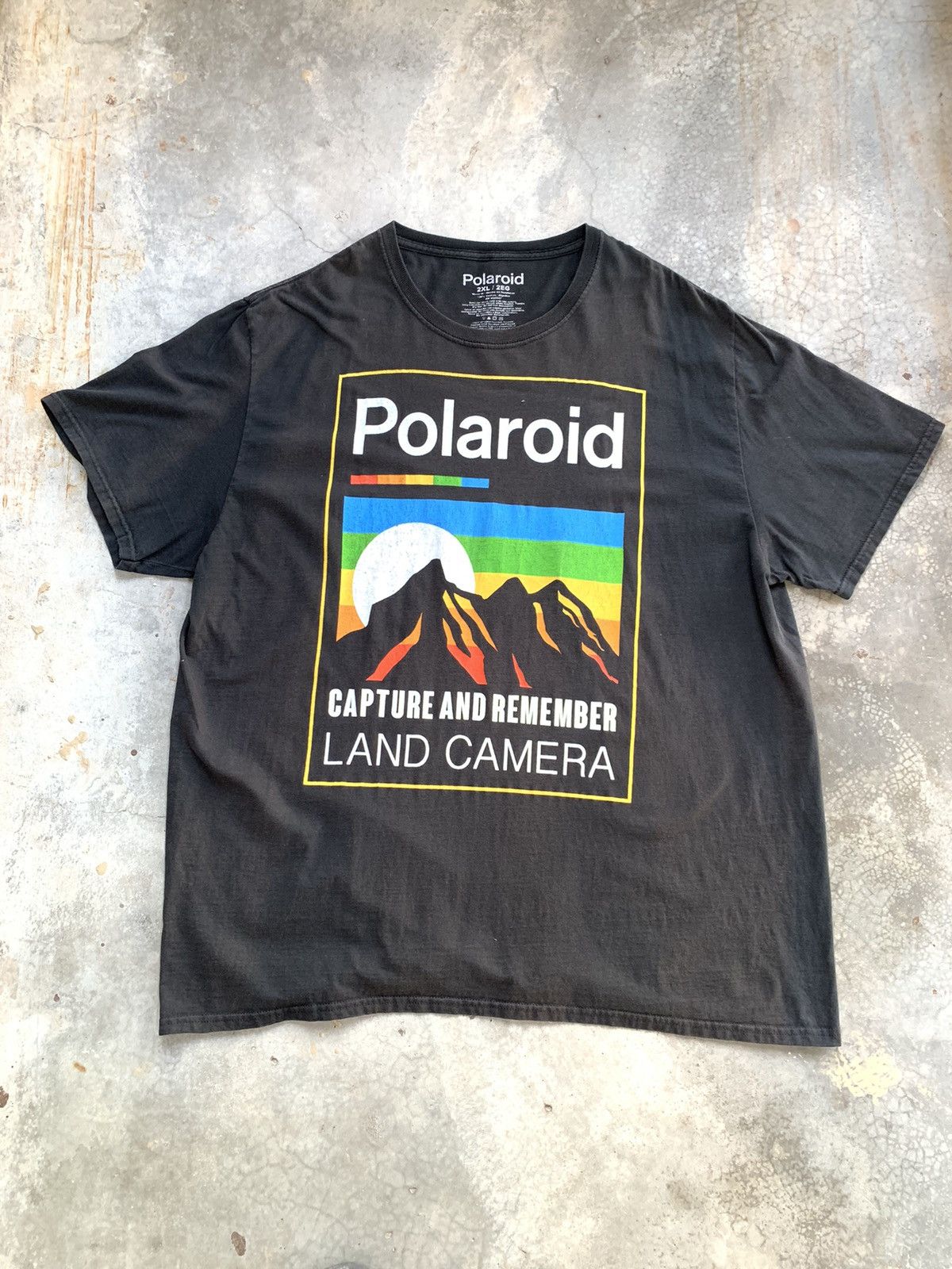 Polaroid Polaroid Sun Faded Oversized Tshirt Size US XXL / EU 58 / 5 - 1 Thumbnail