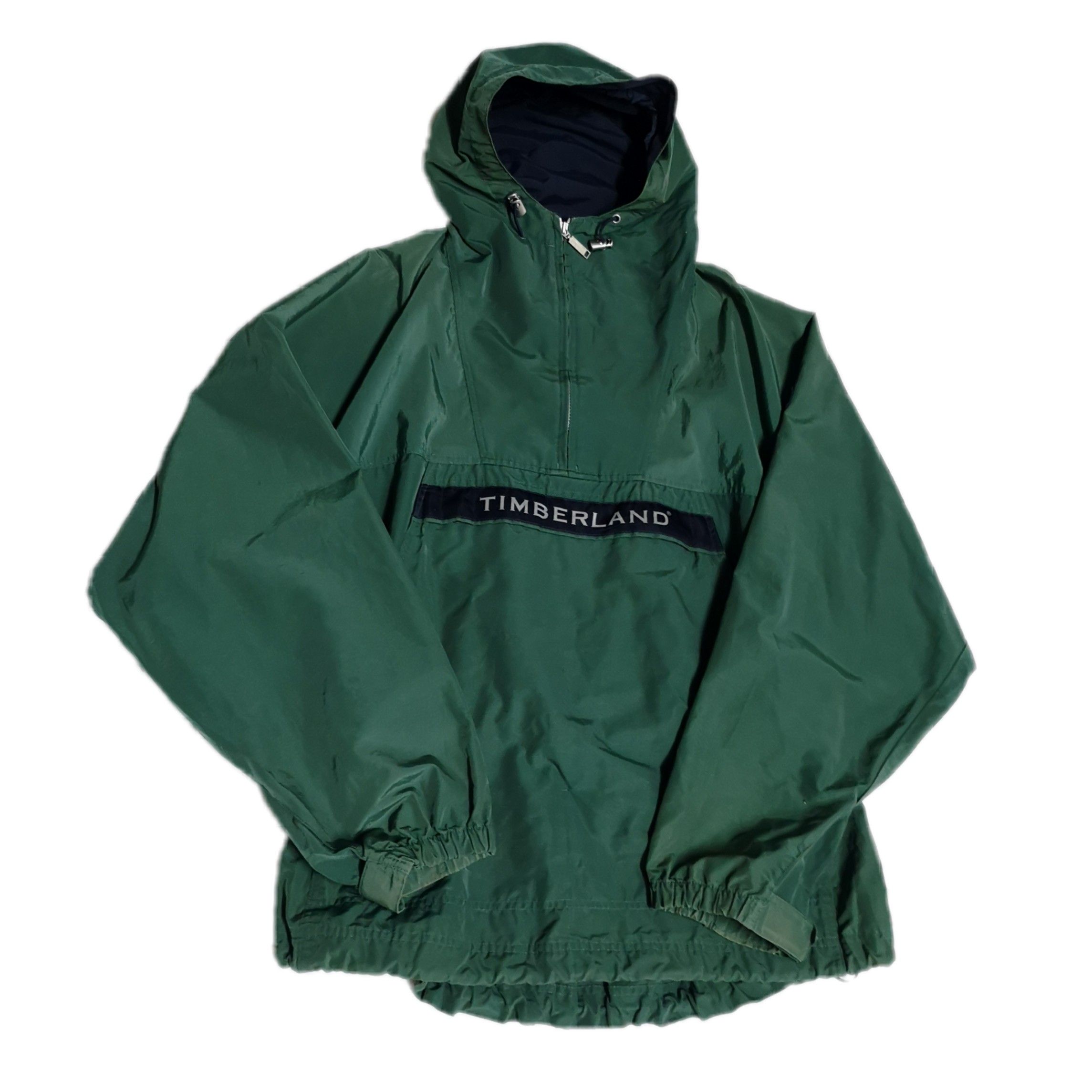Pre-owned Timberland Hoddies Authentic Weathergear In Green/black