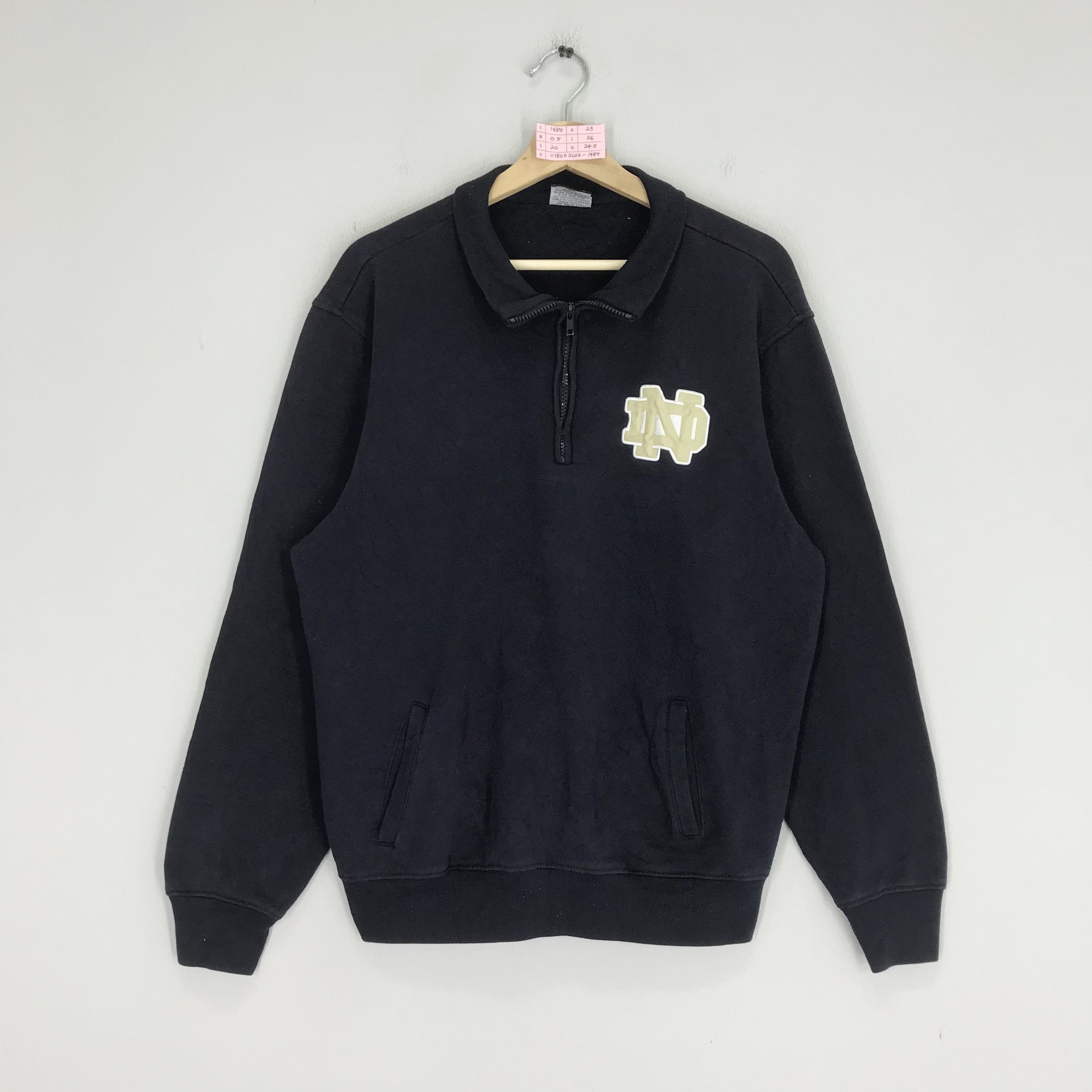 Vintage Vintage Notre Dame Fighting Irish University Sweatshirts Size US L / EU 52-54 / 3 - 1 Thumbnail