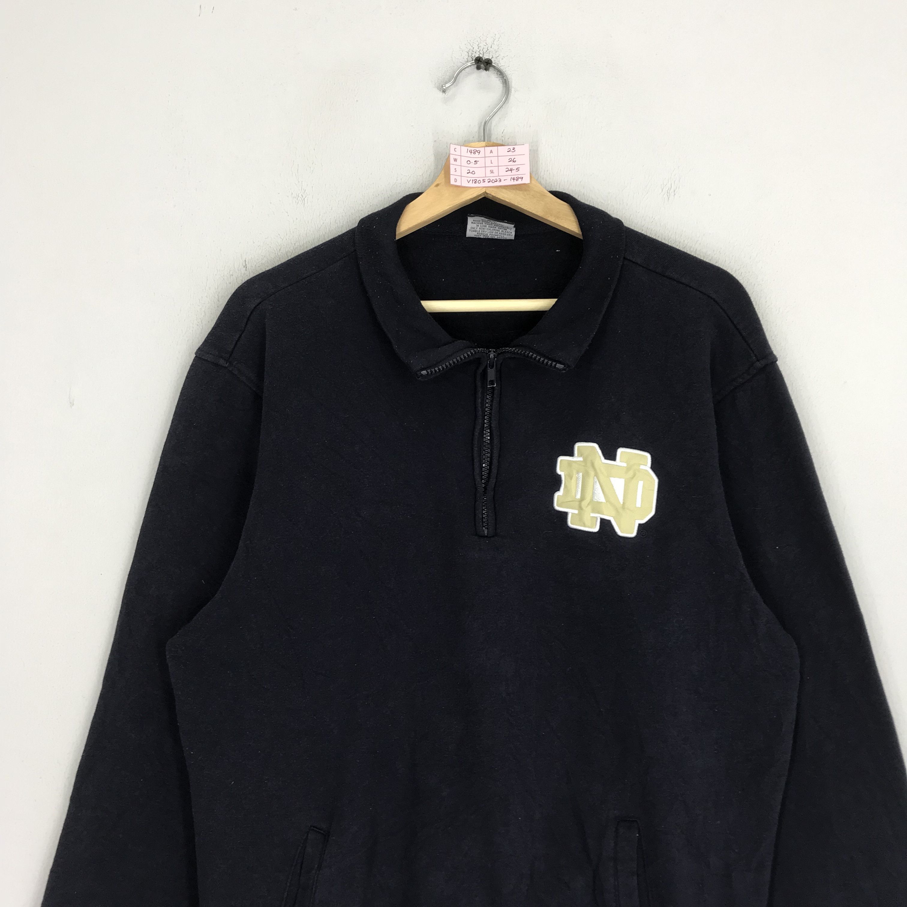 Vintage Vintage Notre Dame Fighting Irish University Sweatshirts Size US L / EU 52-54 / 3 - 3 Thumbnail