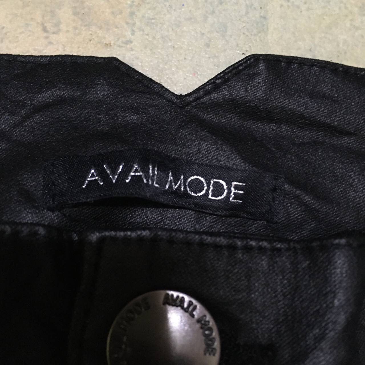 Japanese Brand Black Leather Pants Seditionaries Style Size US 27 - 3 Thumbnail