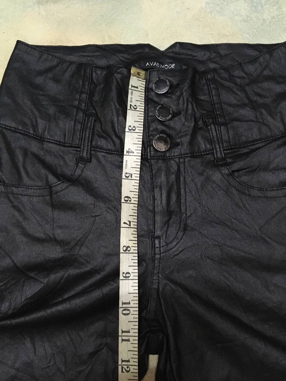 Japanese Brand Black Leather Pants Seditionaries Style Size US 27 - 9 Thumbnail