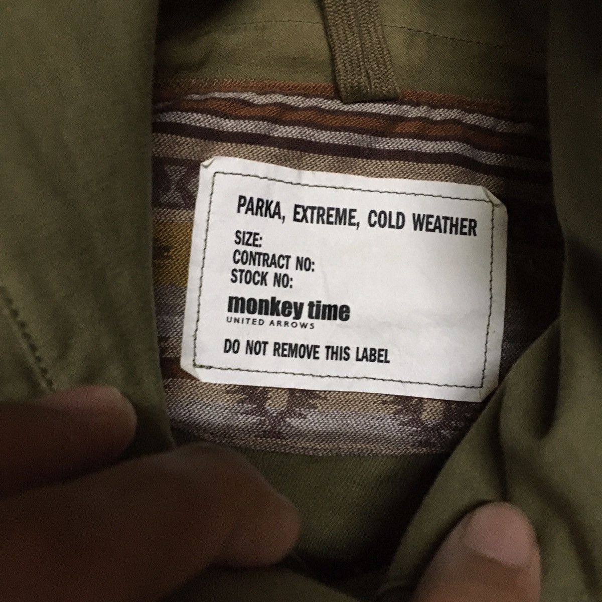 United Arrows United Arrows Monkey Time Parka Green Army Size US M / EU 48-50 / 2 - 5 Thumbnail