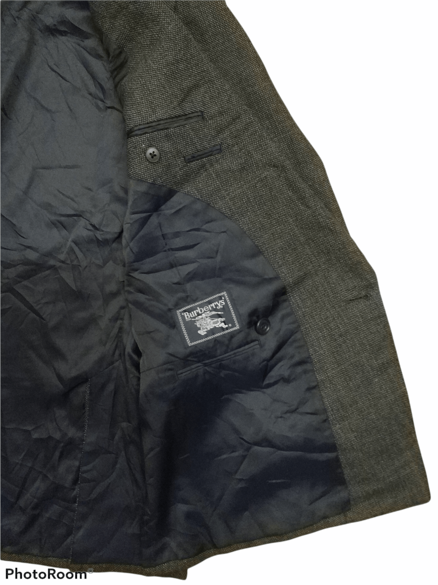 Burberry 🔥Vintage Burberrys' Tasmania Wool Blazers Size 44R - 4 Thumbnail