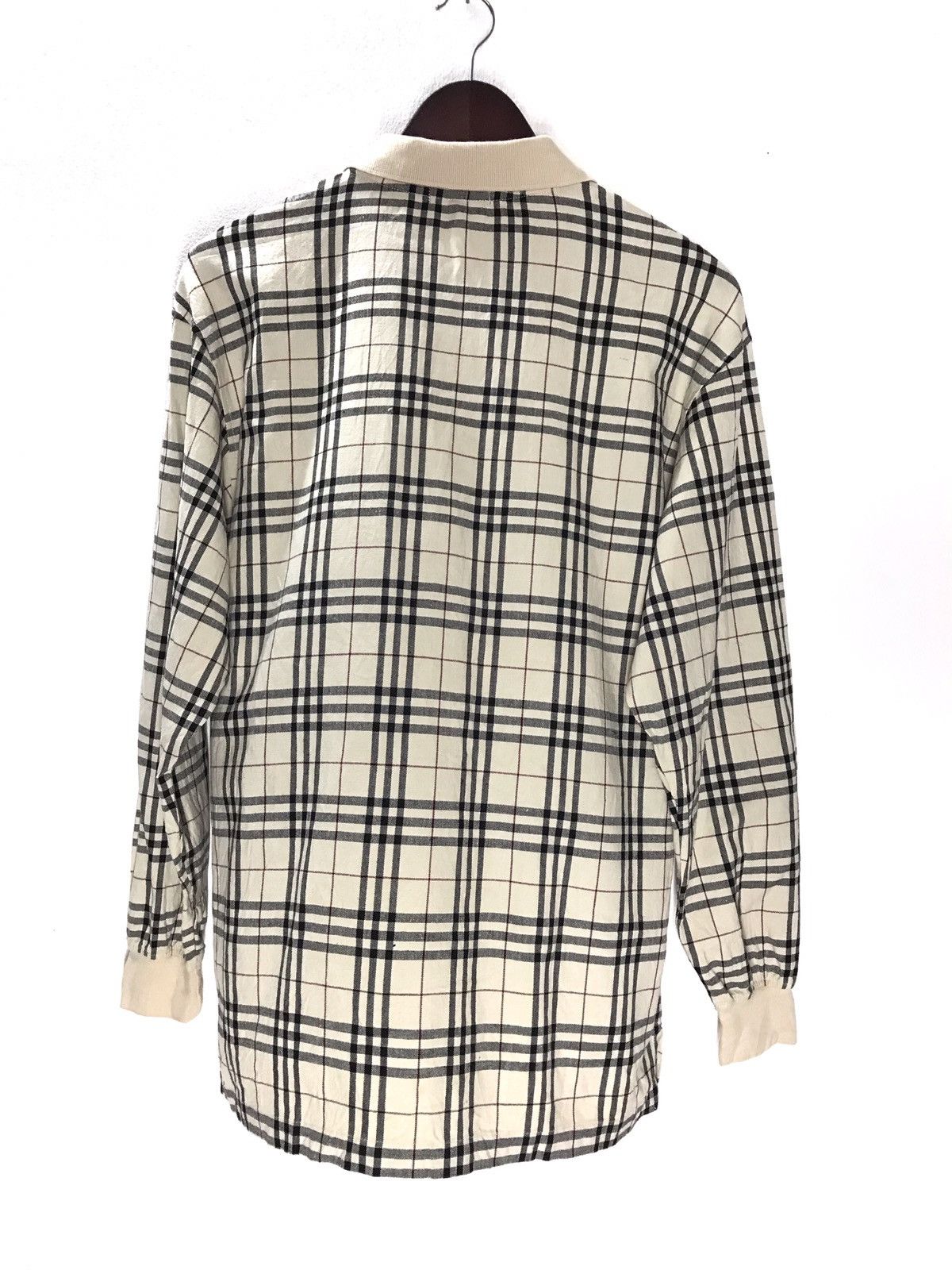 Burberry Vintage Burberry London Nova Check Polo LS Size US L / EU 52-54 / 3 - 5 Thumbnail