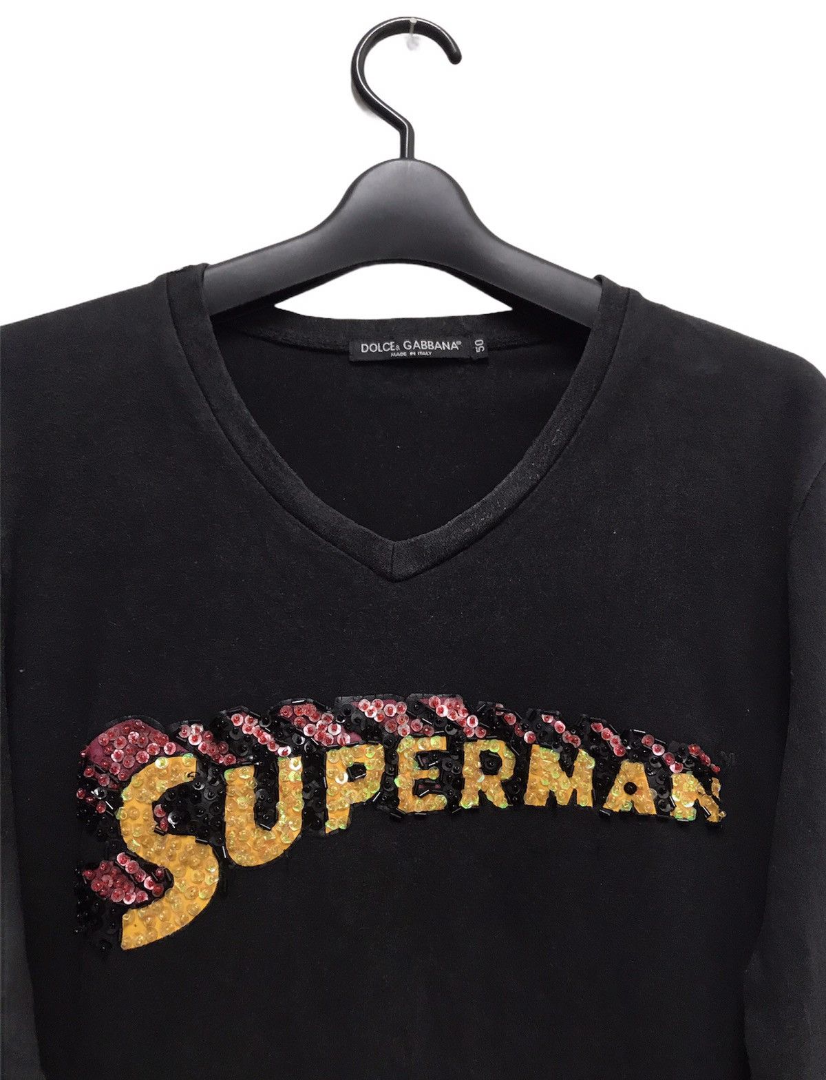 Dolce & Gabbana Vintage DOLCE & GABBANA Superman Long Sleeve Shirt Size US S / EU 44-46 / 1 - 2 Thumbnail