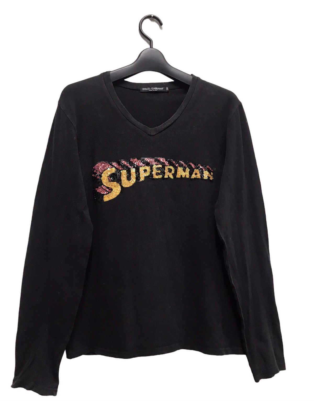 Dolce & Gabbana Vintage DOLCE & GABBANA Superman Long Sleeve Shirt Size US S / EU 44-46 / 1 - 1 Thumbnail