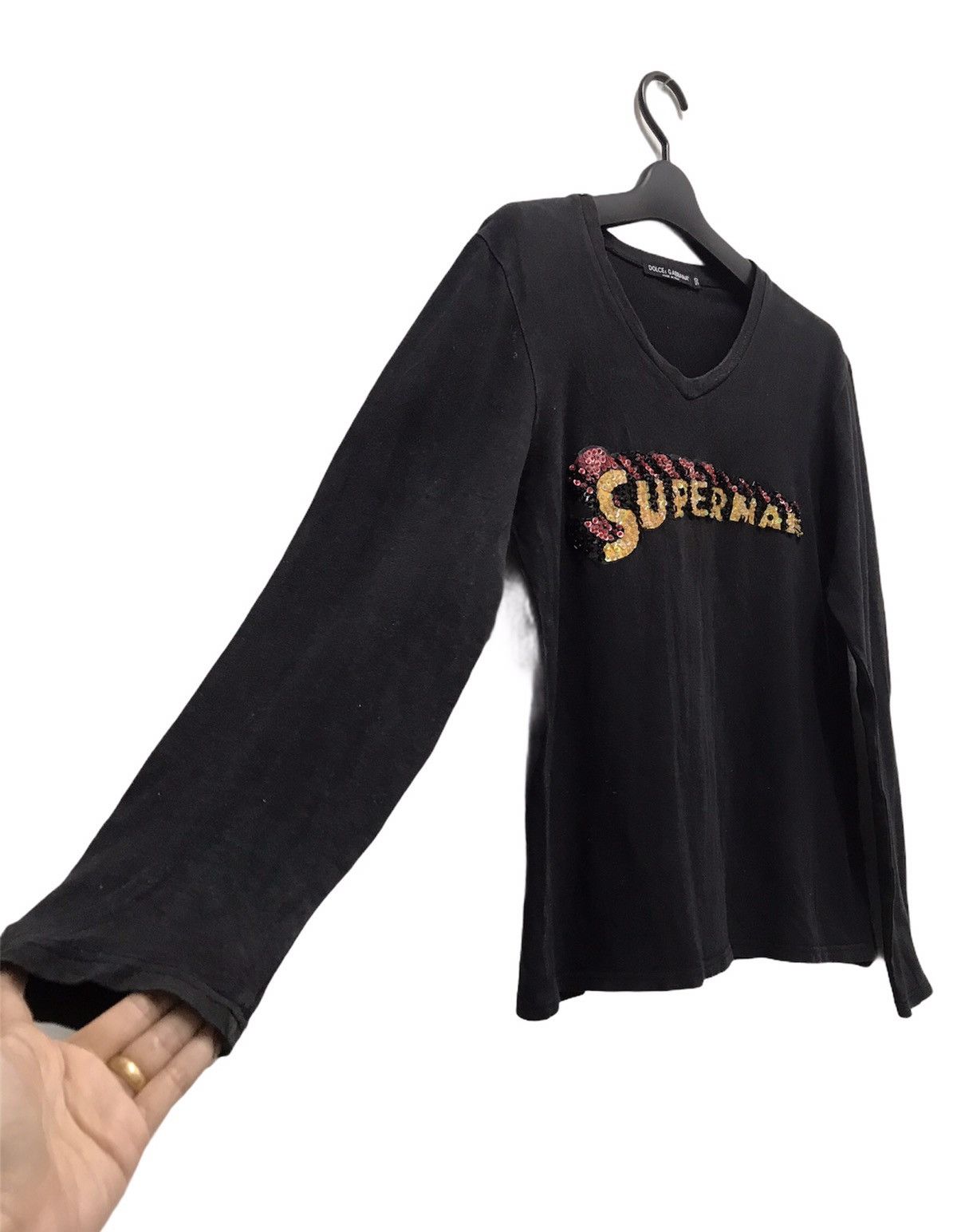 Dolce & Gabbana Vintage DOLCE & GABBANA Superman Long Sleeve Shirt Size US S / EU 44-46 / 1 - 4 Thumbnail