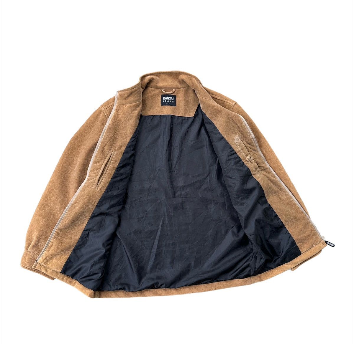 Kansai Yamamoto Kansai jeans brown jacket Size US L / EU 52-54 / 3 - 4 Thumbnail