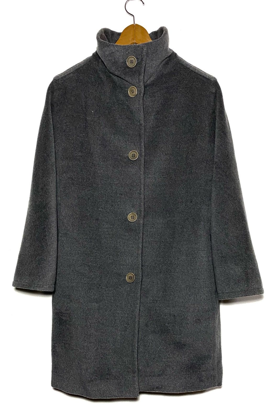 Max Mara Long Coat Max Mara Wool and Cashmere MADE IN ITALY Size US M / EU 48-50 / 2 - 2 Thumbnail
