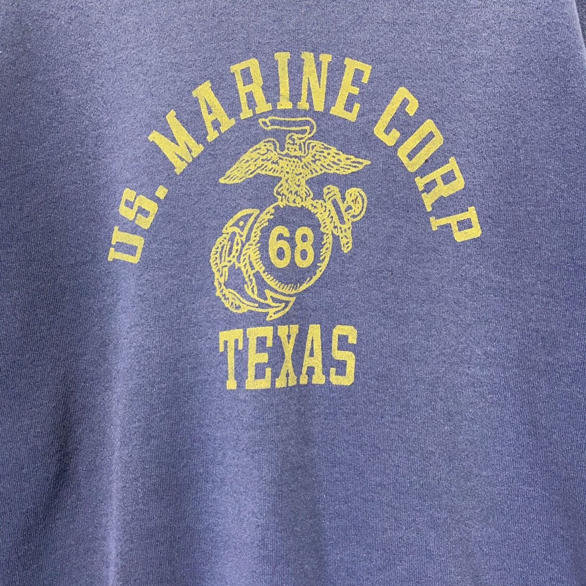 Vintage Vintage Us Marine Corp Taxez 68 Big Logo Crewneck Sweathirt Size US M / EU 48-50 / 2 - 9 Thumbnail