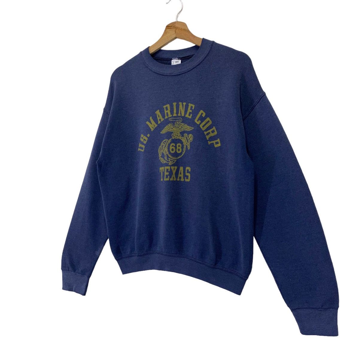 Vintage Vintage Us Marine Corp Taxez 68 Big Logo Crewneck Sweathirt Size US M / EU 48-50 / 2 - 3 Thumbnail