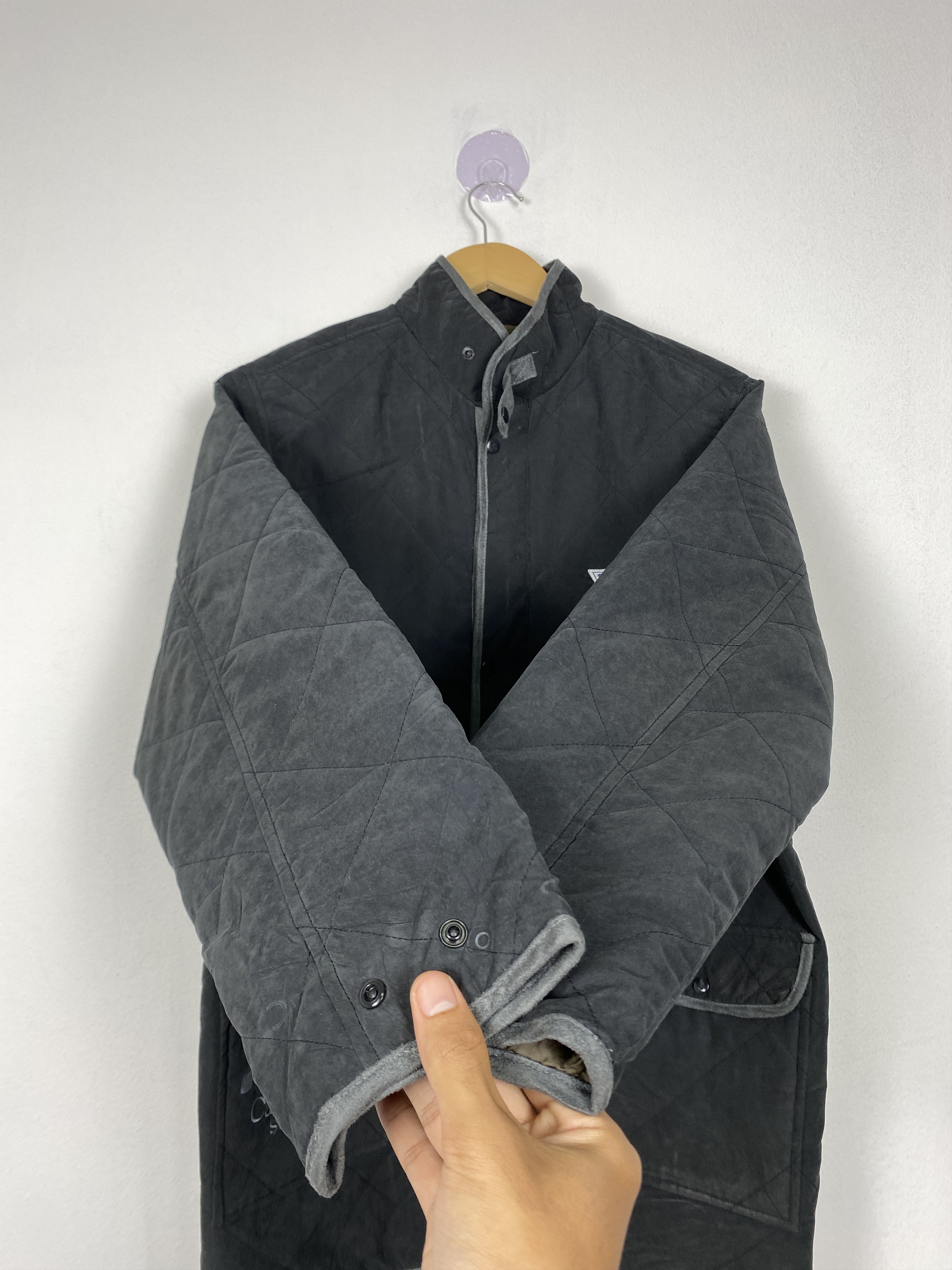Vintage Vintage Calro Valentino Quilted Broken Zip Jacket J1432 Size US S / EU 44-46 / 1 - 8 Thumbnail