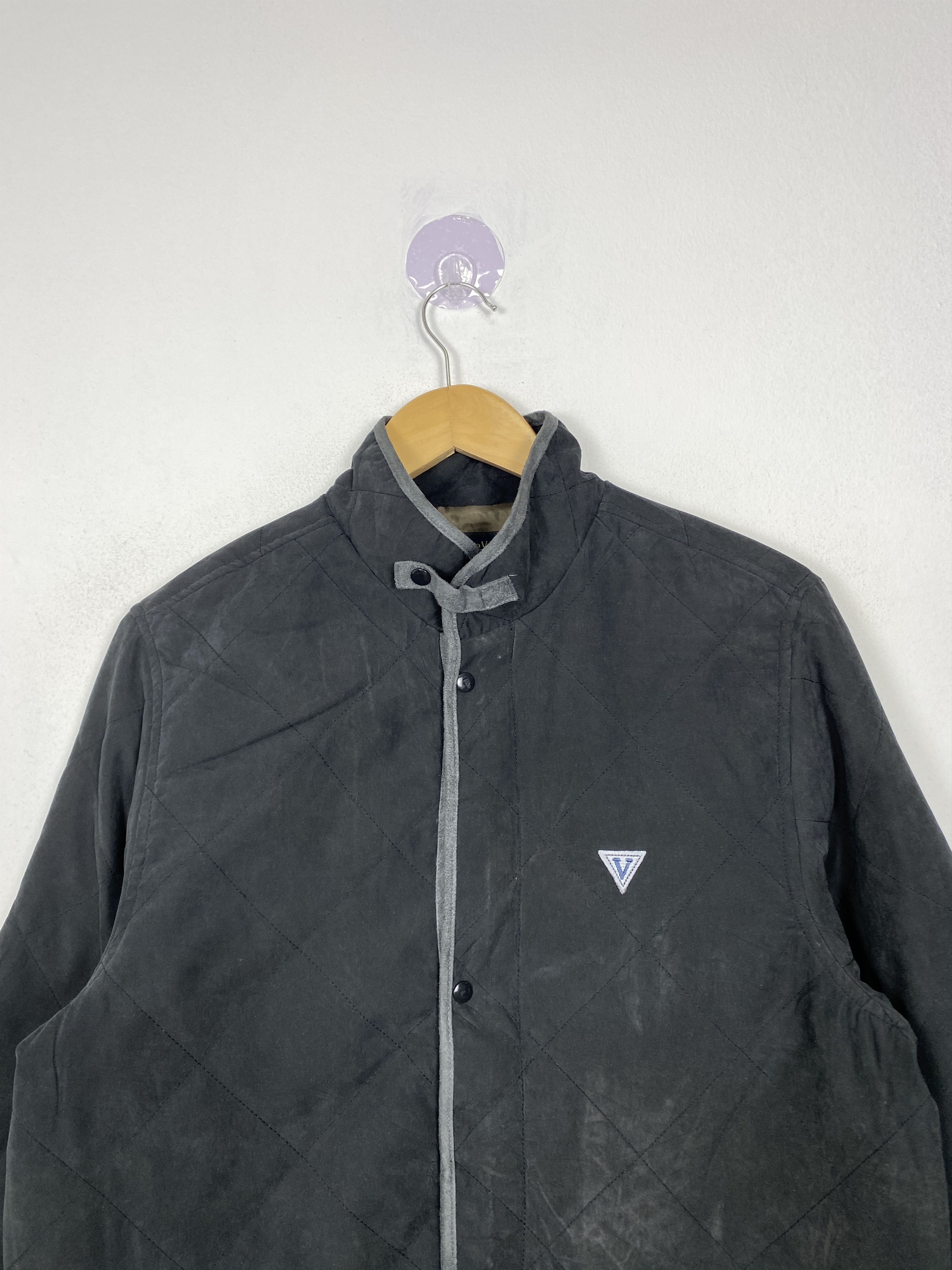 Vintage Vintage Calro Valentino Quilted Broken Zip Jacket J1432 Size US S / EU 44-46 / 1 - 2 Thumbnail
