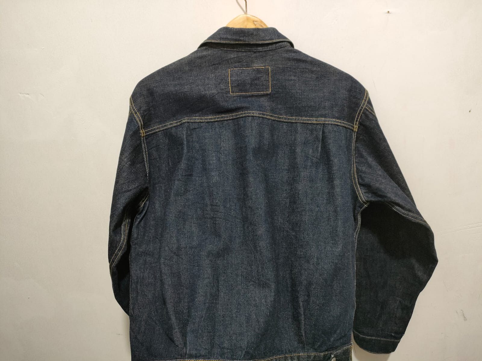 Japanese Brand Fit M to L, 90'S Docomo Shikoku Type 2 Selvedge Denim Jacket Size US L / EU 52-54 / 3 - 13 Thumbnail