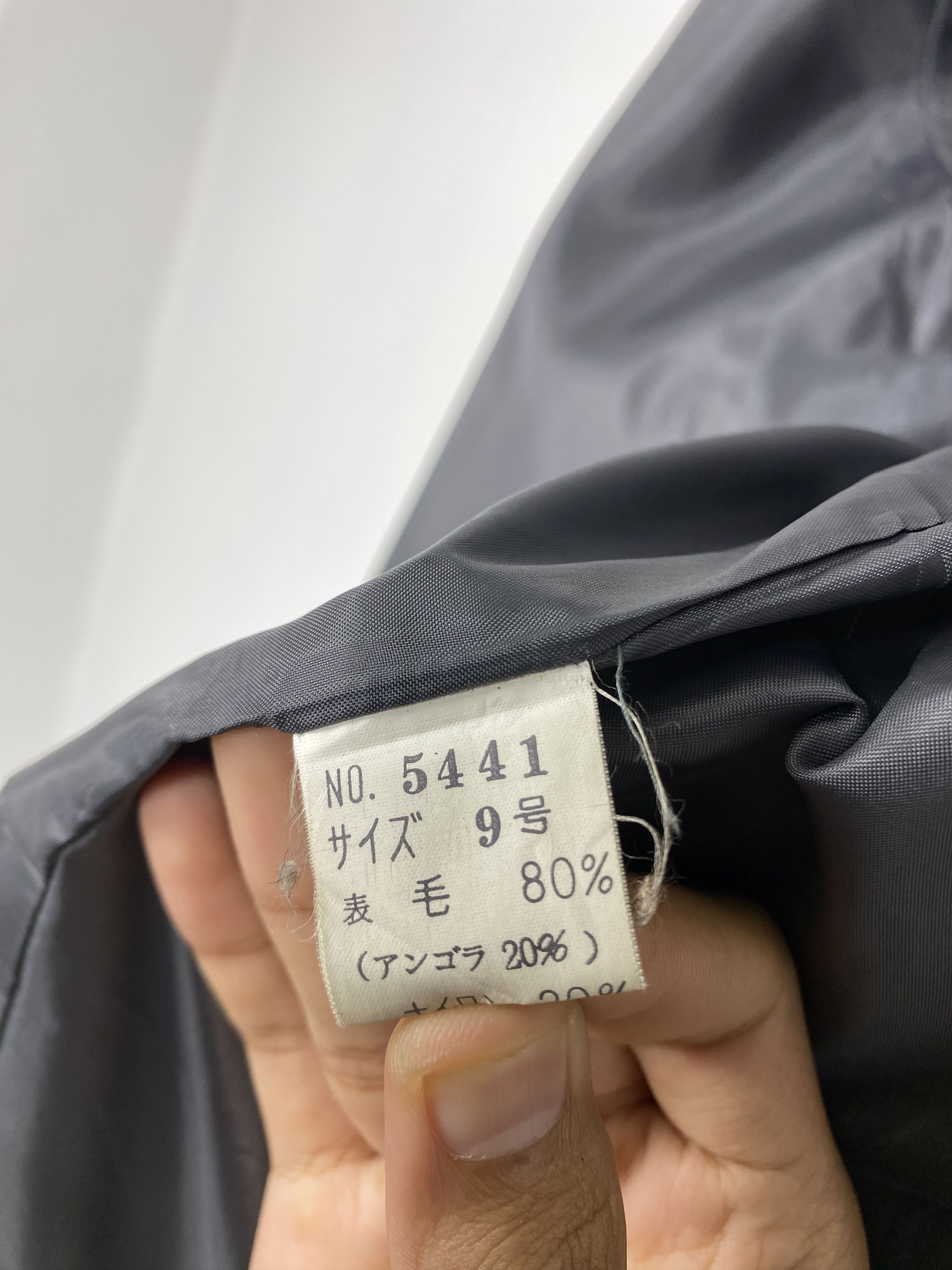 Japanese Brand Vintage Japanese Brand Plain Wool Jacket J1428 Size M / US 6-8 / IT 42-44 - 9 Thumbnail