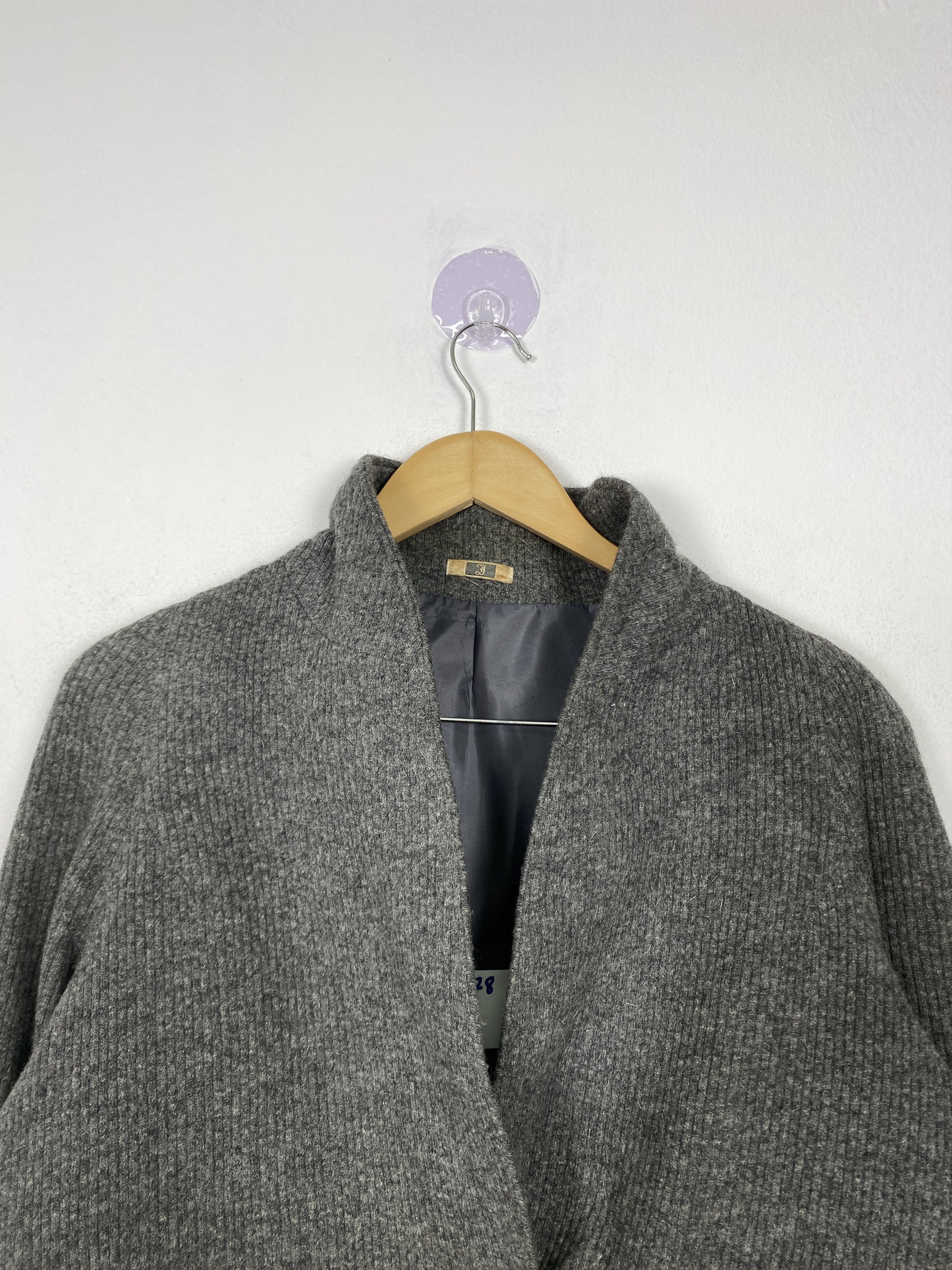 Japanese Brand Vintage Japanese Brand Plain Wool Jacket J1428 Size M / US 6-8 / IT 42-44 - 2 Thumbnail