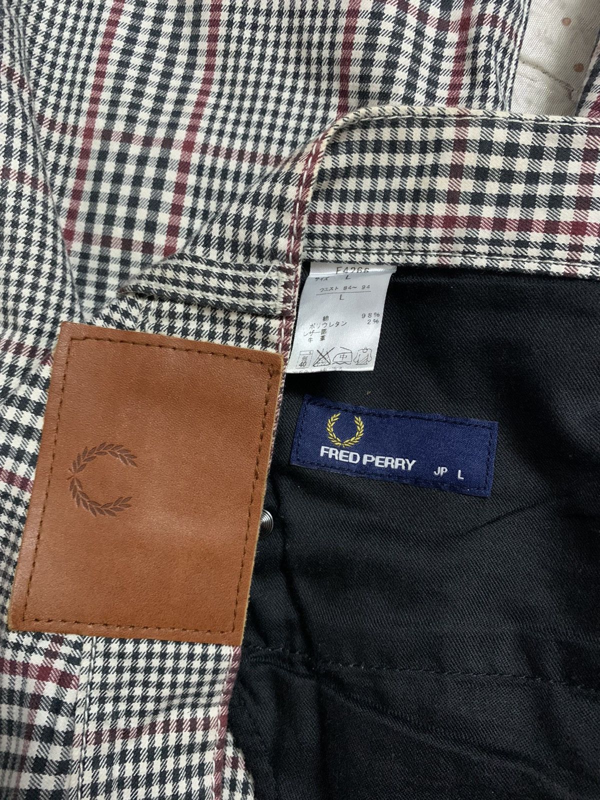 Fred Perry Fred Perry Made In Japan Tartan Check Slim Fit Pants Size US 32 / EU 48 - 9 Thumbnail