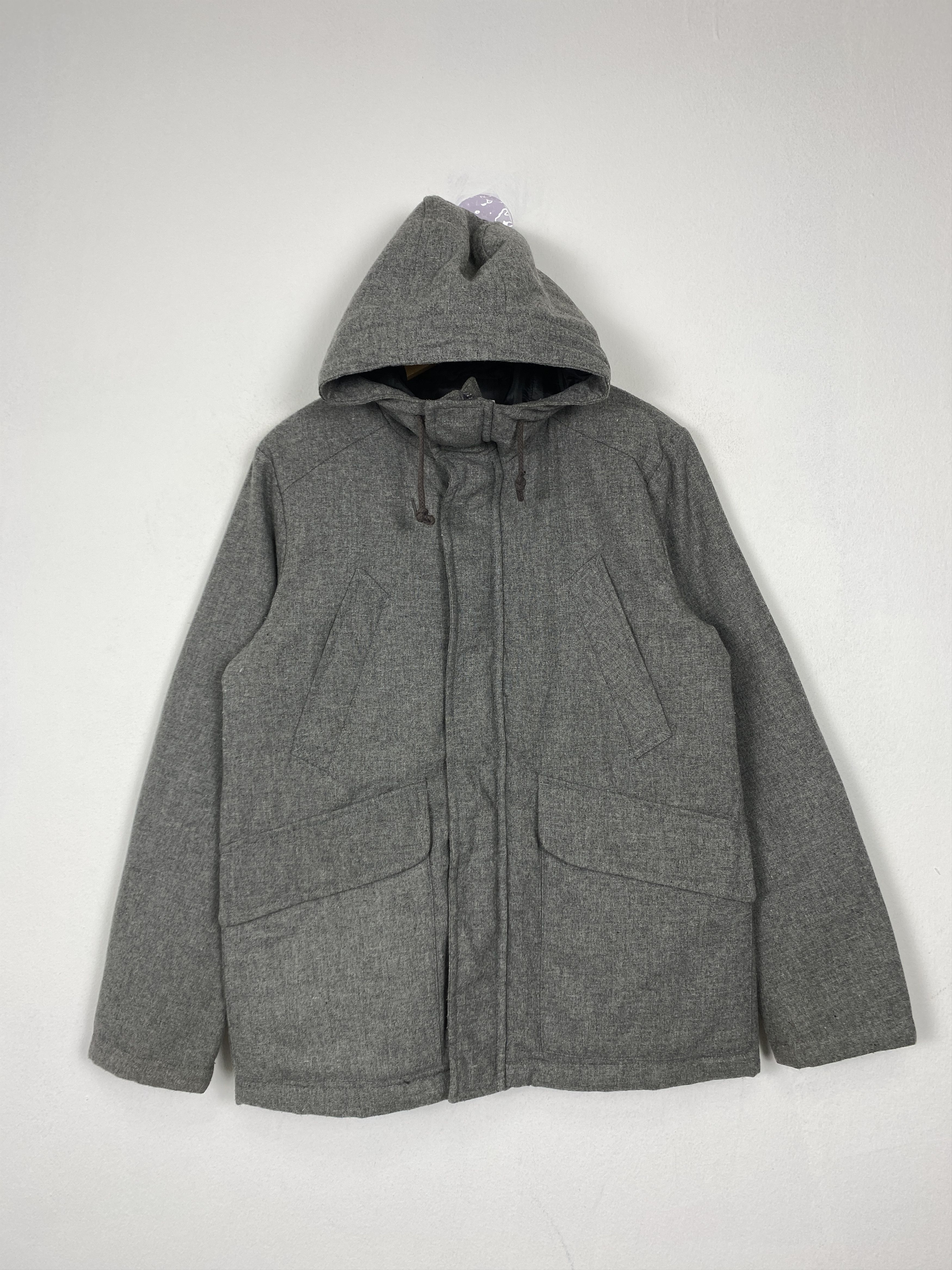 Global Work Vintage Global Work Hoodie Broken Zip Jacket J1430 Size US S / EU 44-46 / 1 - 1 Thumbnail