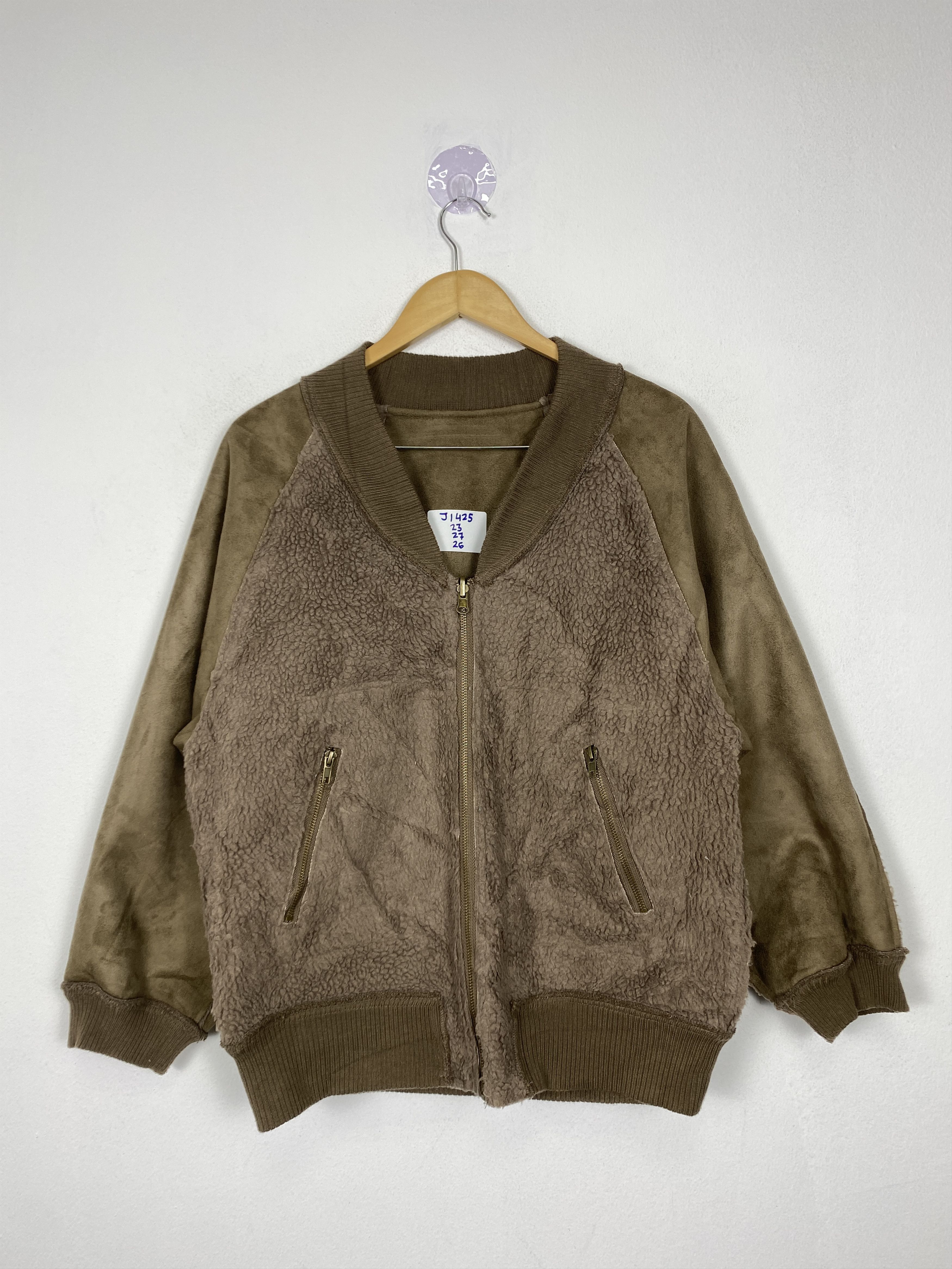 Image of Vintage W Closet Sherpa Reversible Jacket in Brown, Men's (Size Small)