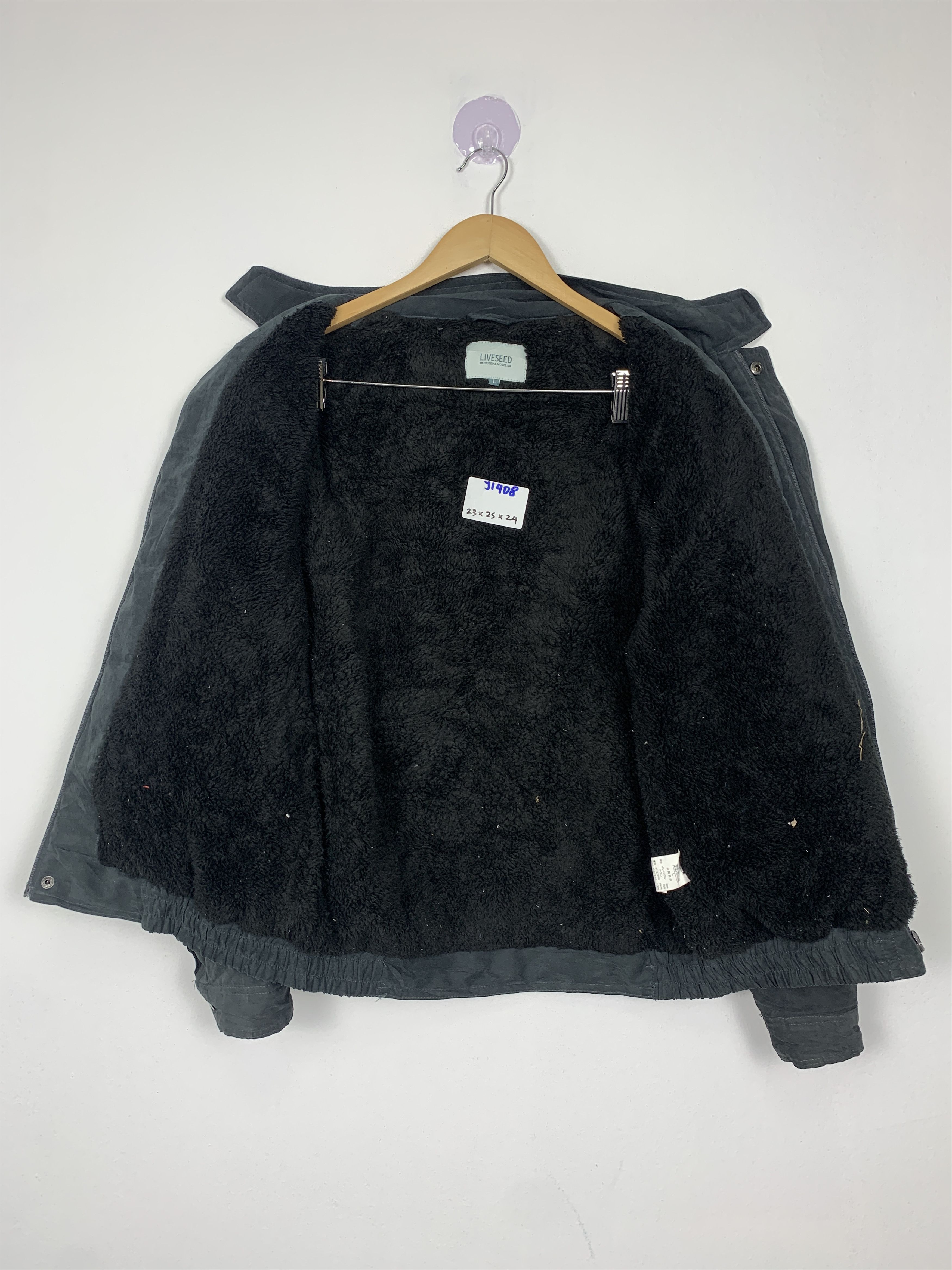 Japanese Brand Vintage LIVESEED Zip Up Sherpa Lining Jacket J1408 Size US S / EU 44-46 / 1 - 7 Thumbnail