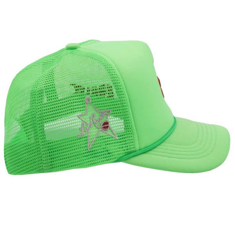 LaRopa Laropa Signature Slime Flippy Trucker Hat Green Size ONE SIZE - 4 Thumbnail