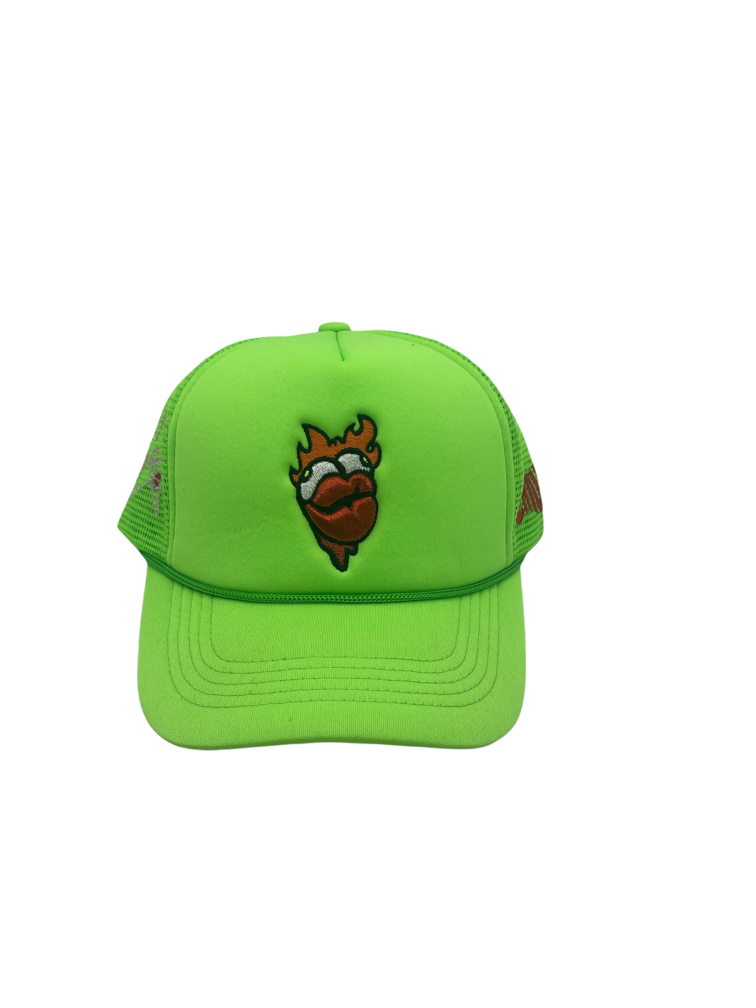 LaRopa Laropa Signature Slime Flippy Trucker Hat Green Size ONE SIZE - 5 Thumbnail