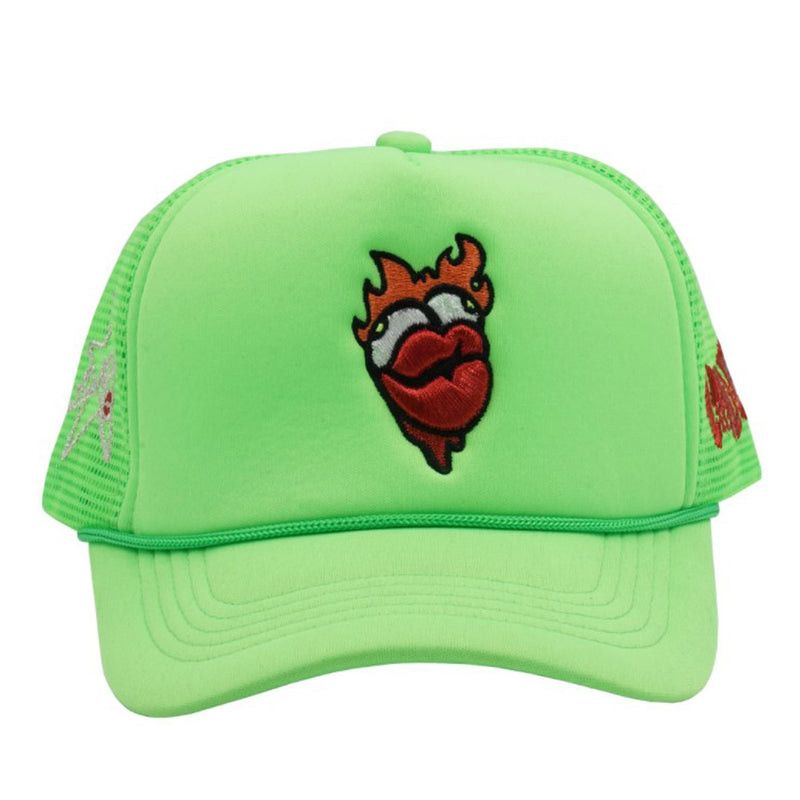 LaRopa Laropa Signature Slime Flippy Trucker Hat Green Size ONE SIZE - 1 Thumbnail