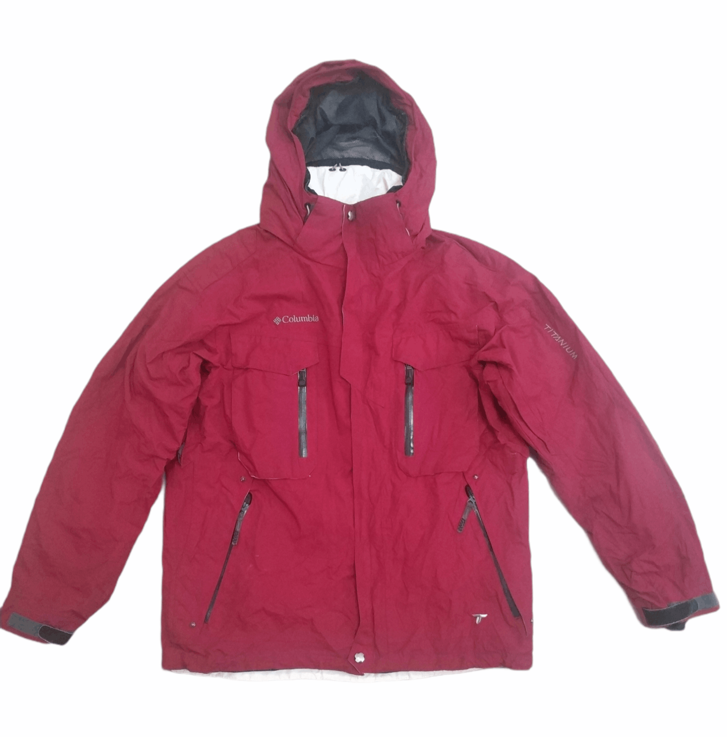 🔥Columbia Titanium Red Multipockets Jackets