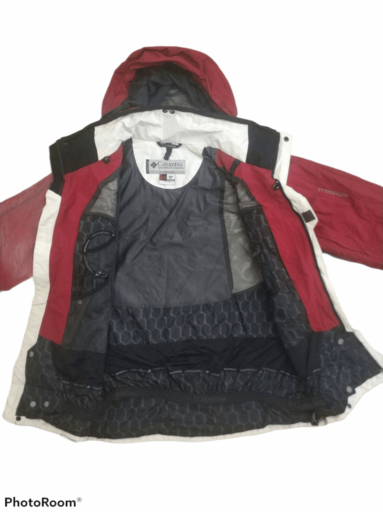 Columbia 🔥Columbia Titanium Red Multipockets Jackets Size US L / EU 52-54 / 3 - 9 Thumbnail