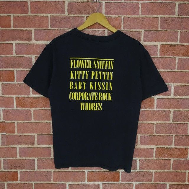 Nirvana Vintage 1992 NIRVANA Smiley Grunge Kurt Cobain Band Shirt Size US M / EU 48-50 / 2 - 2 Thumbnail