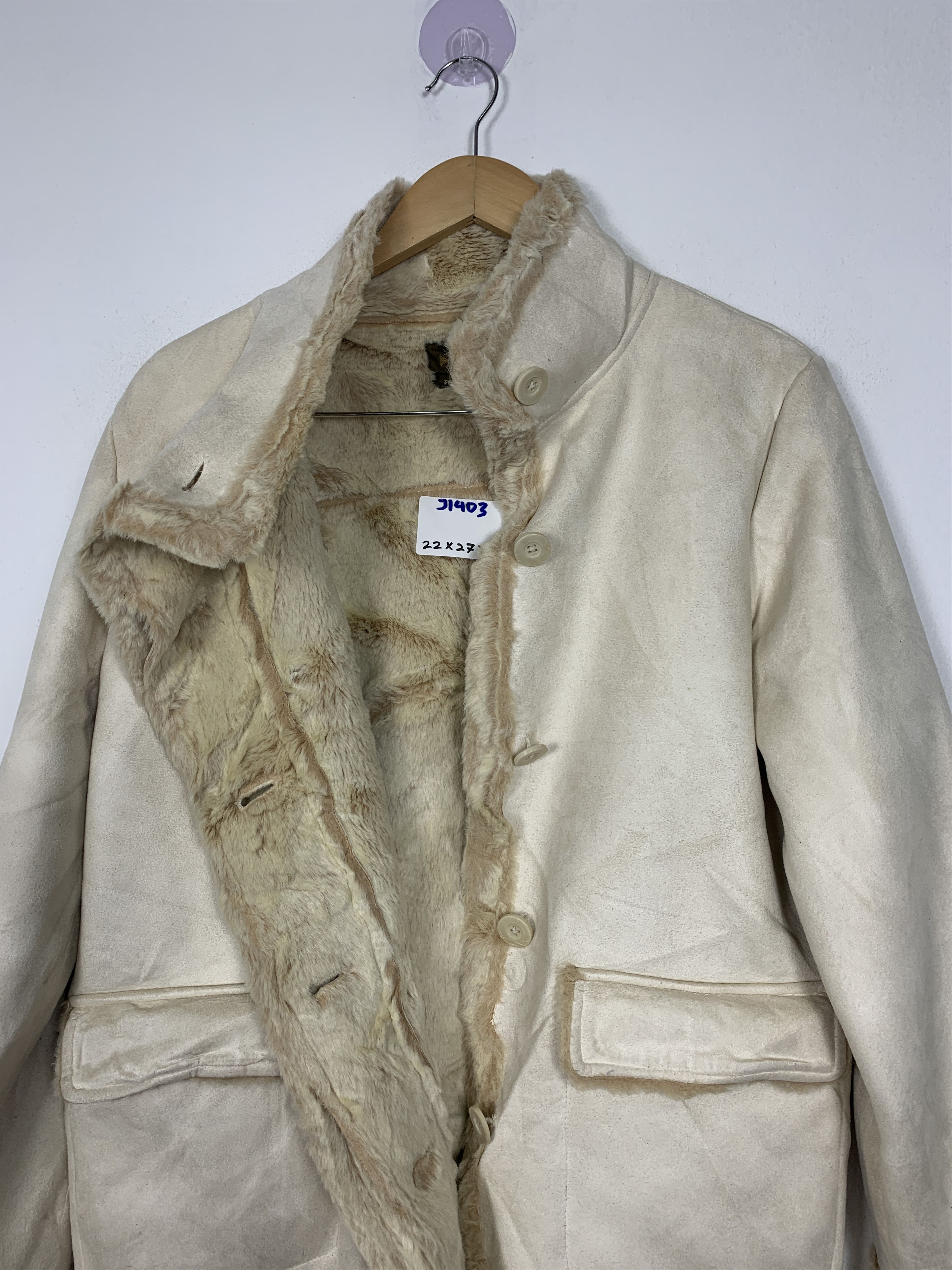 Japanese Brand Vintage Cox Button Up Fur Lining Fur Winter Jacket J1403 Size US M / EU 48-50 / 2 - 7 Thumbnail