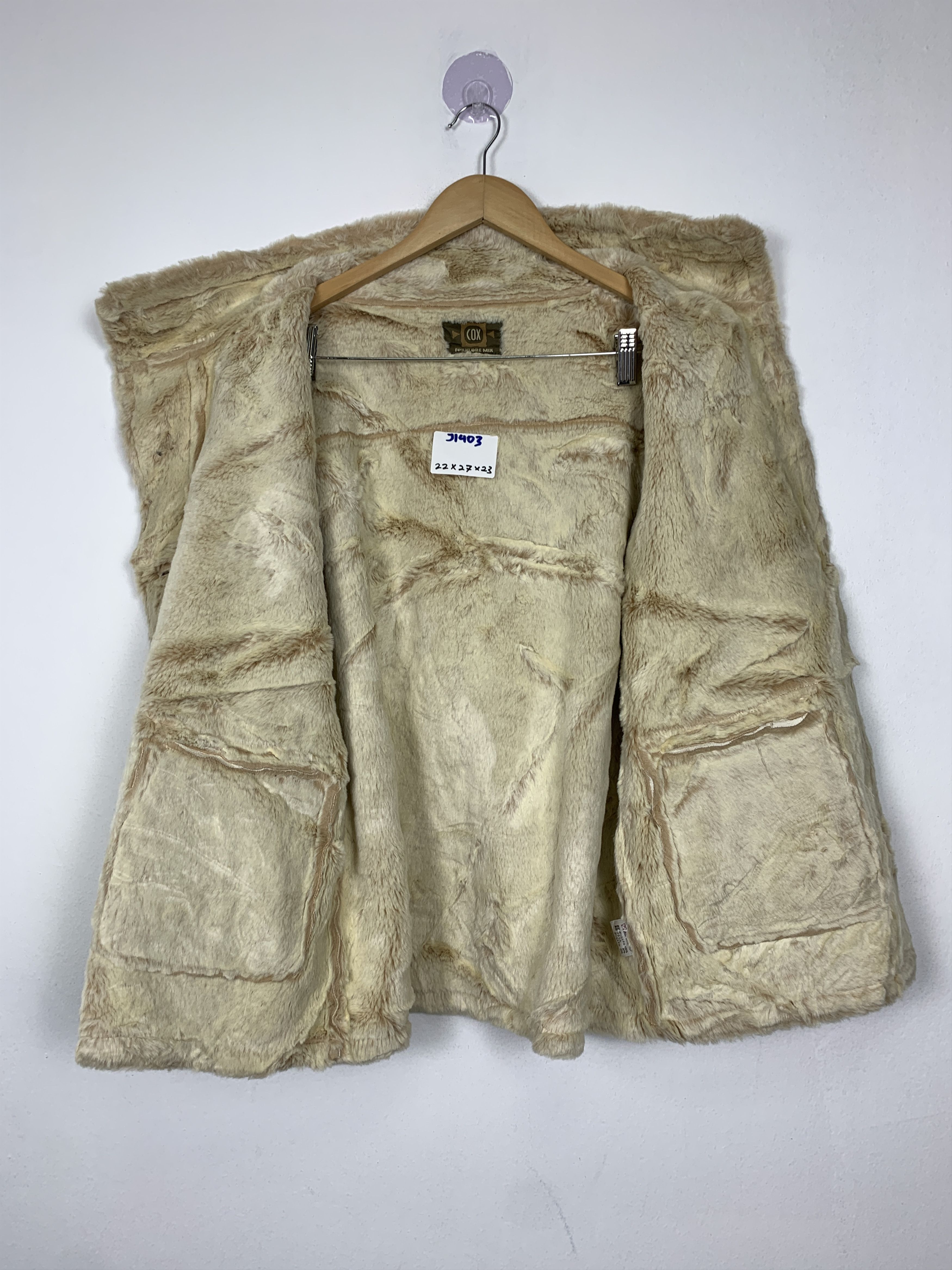 Japanese Brand Vintage Cox Button Up Fur Lining Fur Winter Jacket J1403 Size US M / EU 48-50 / 2 - 8 Thumbnail