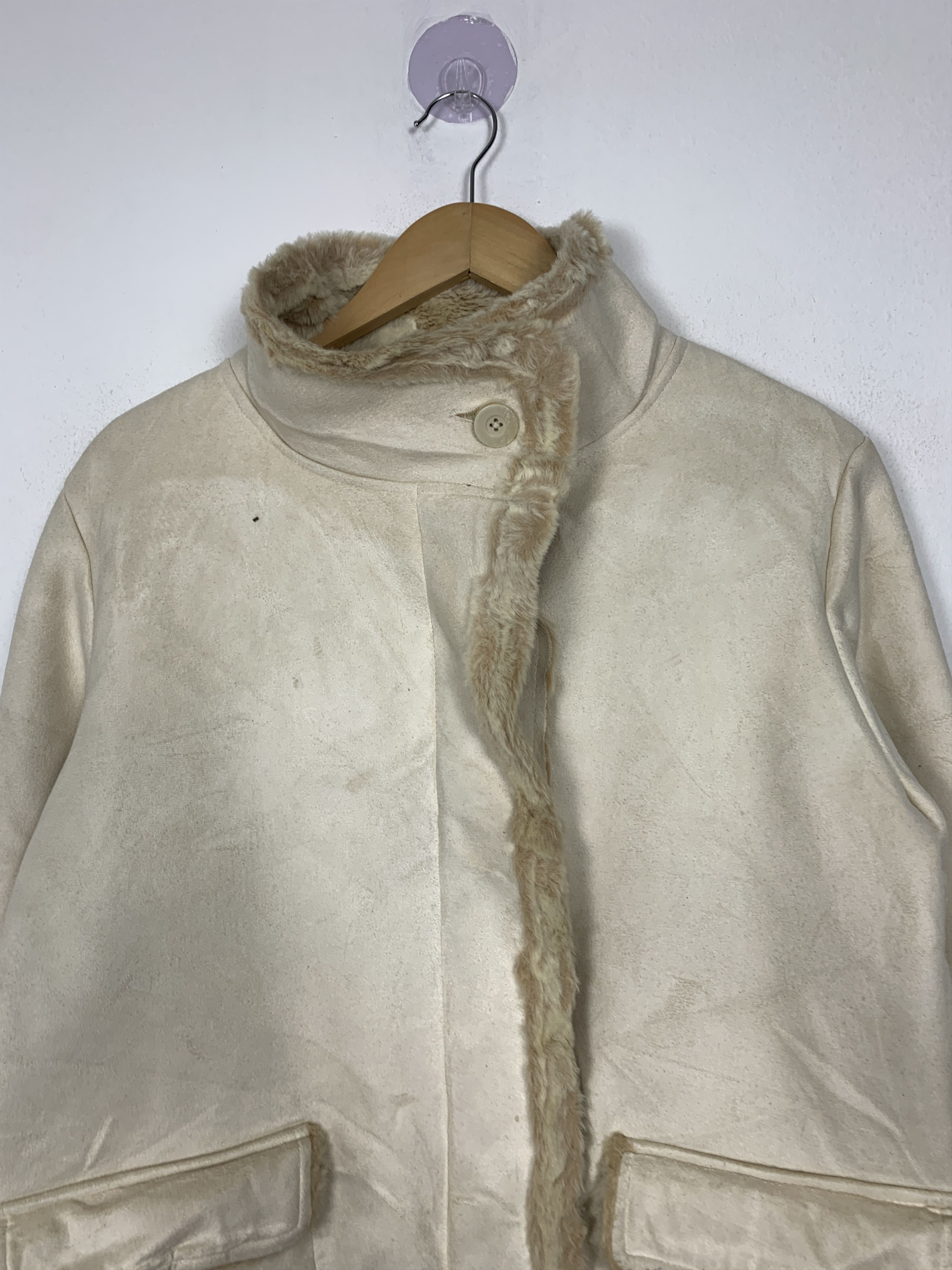Japanese Brand Vintage Cox Button Up Fur Lining Fur Winter Jacket J1403 Size US M / EU 48-50 / 2 - 2 Thumbnail