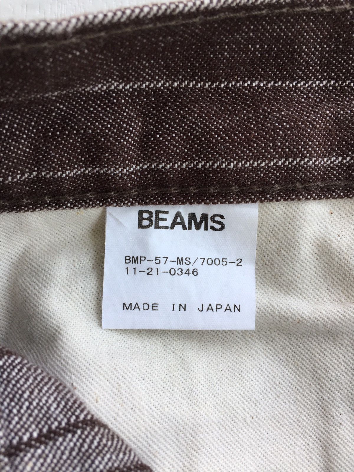 Beams Plus × If Six Was Nine × Tornado Mart Baggy Jeans Beams Herringbones Pinstripes Wabash Size US 31 - 7 Thumbnail