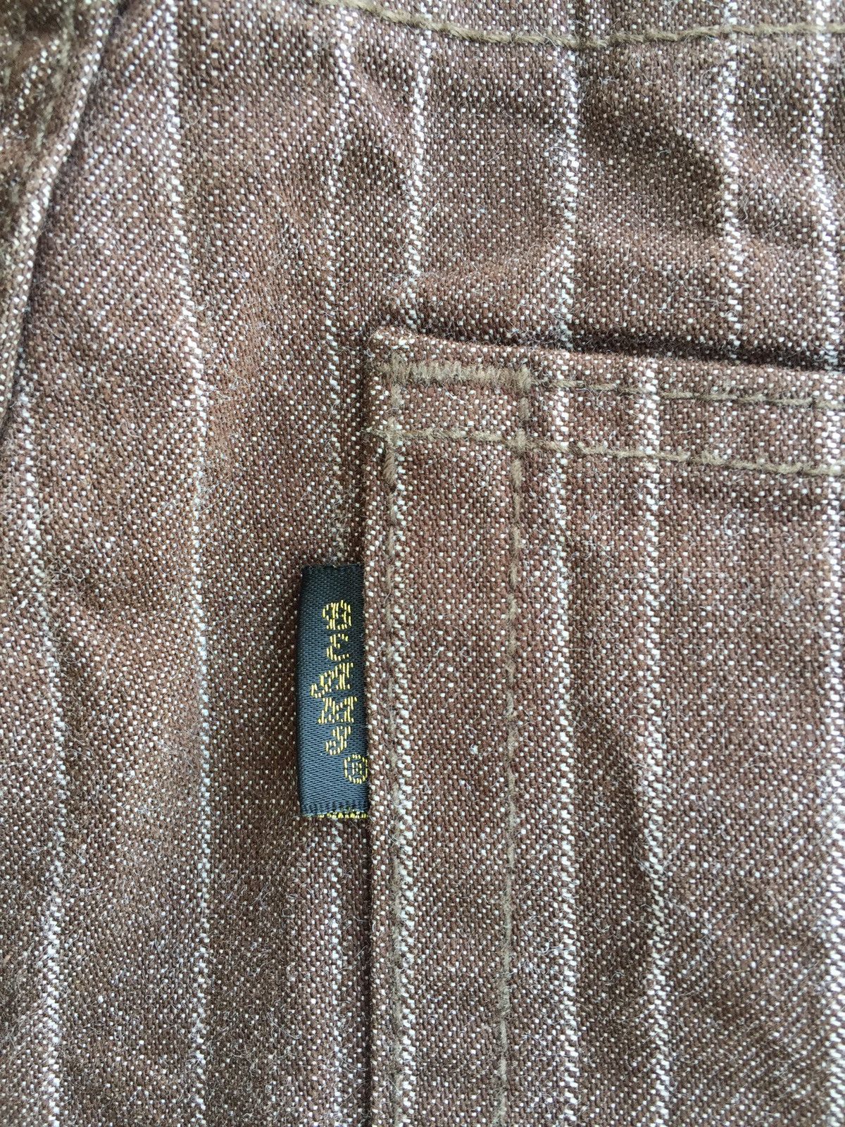 Beams Plus × If Six Was Nine × Tornado Mart Baggy Jeans Beams Herringbones Pinstripes Wabash Size US 31 - 11 Thumbnail